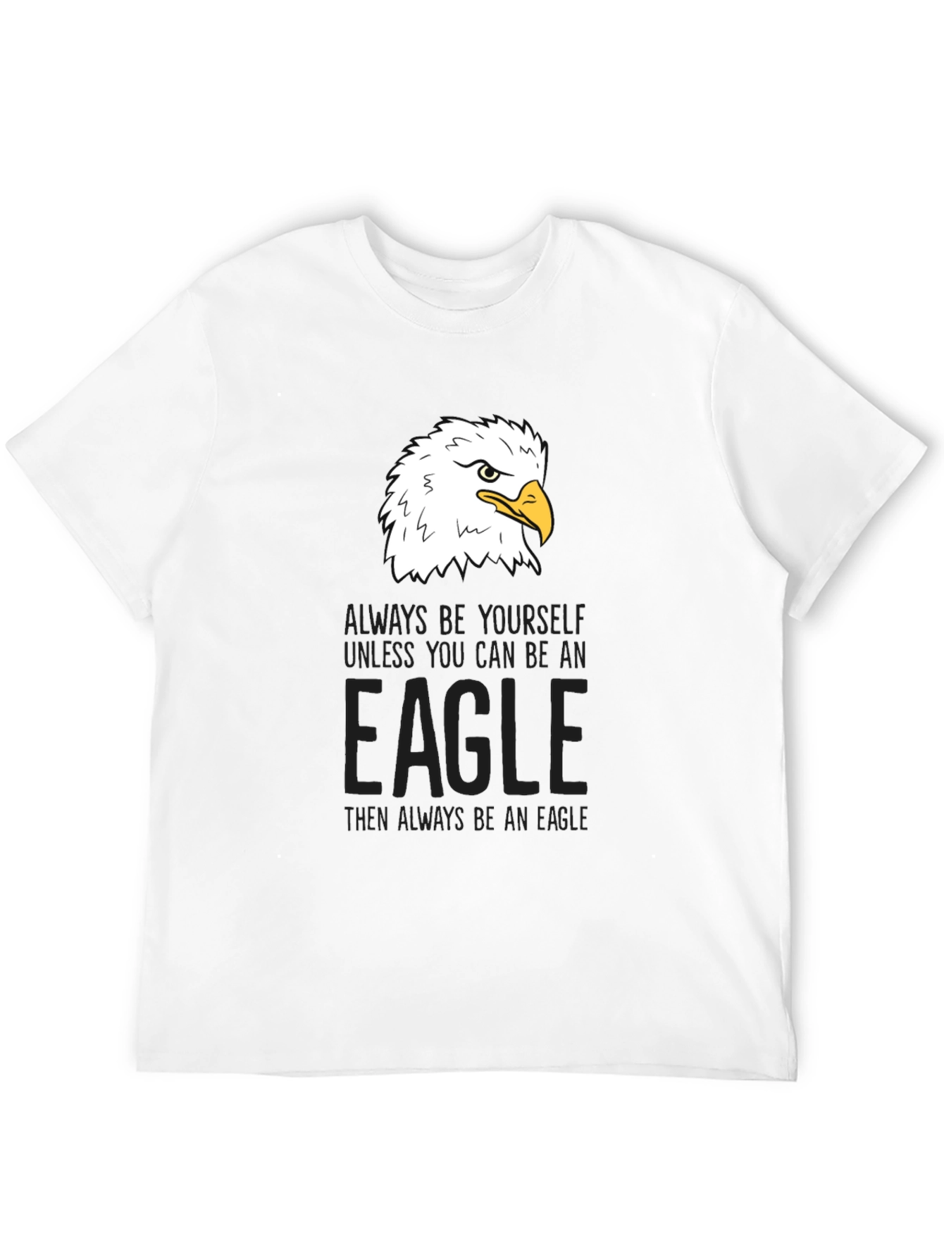 Black Eagle Graphic Tee - Be Yourself, Be An Eagle view 12