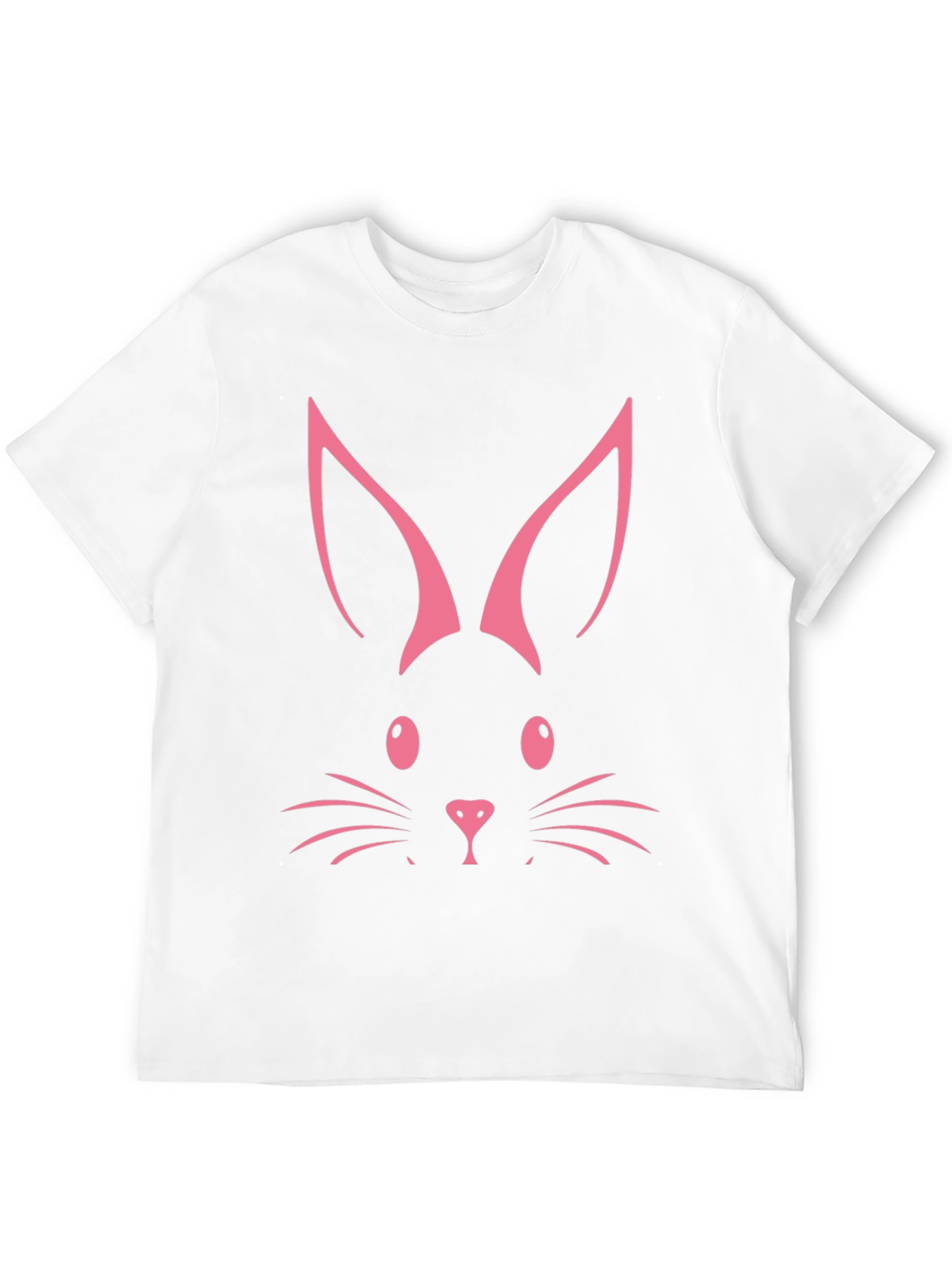 Black Bunny Face Graphic Tee - Easter Fun view 12