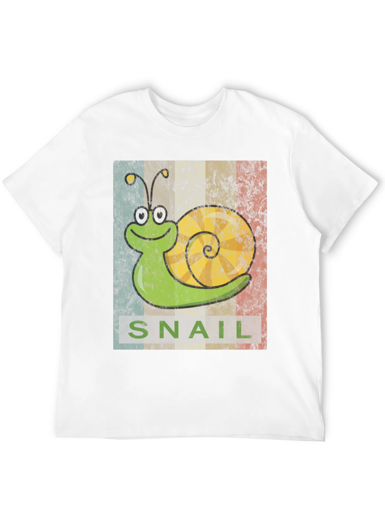 Black Retro Snail Graphic T-Shirt - Soft Cotton Blend view 12