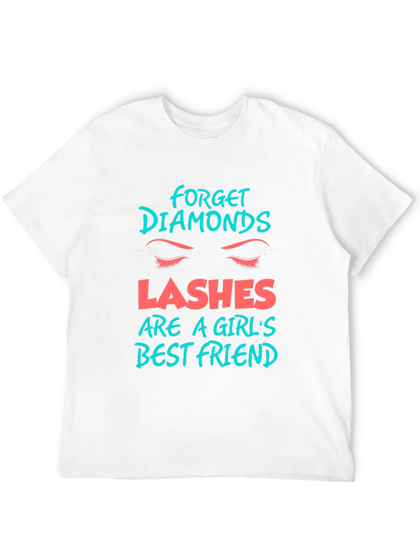 Black Lashes Are A Girl's Best Friend Graphic Tee view 12