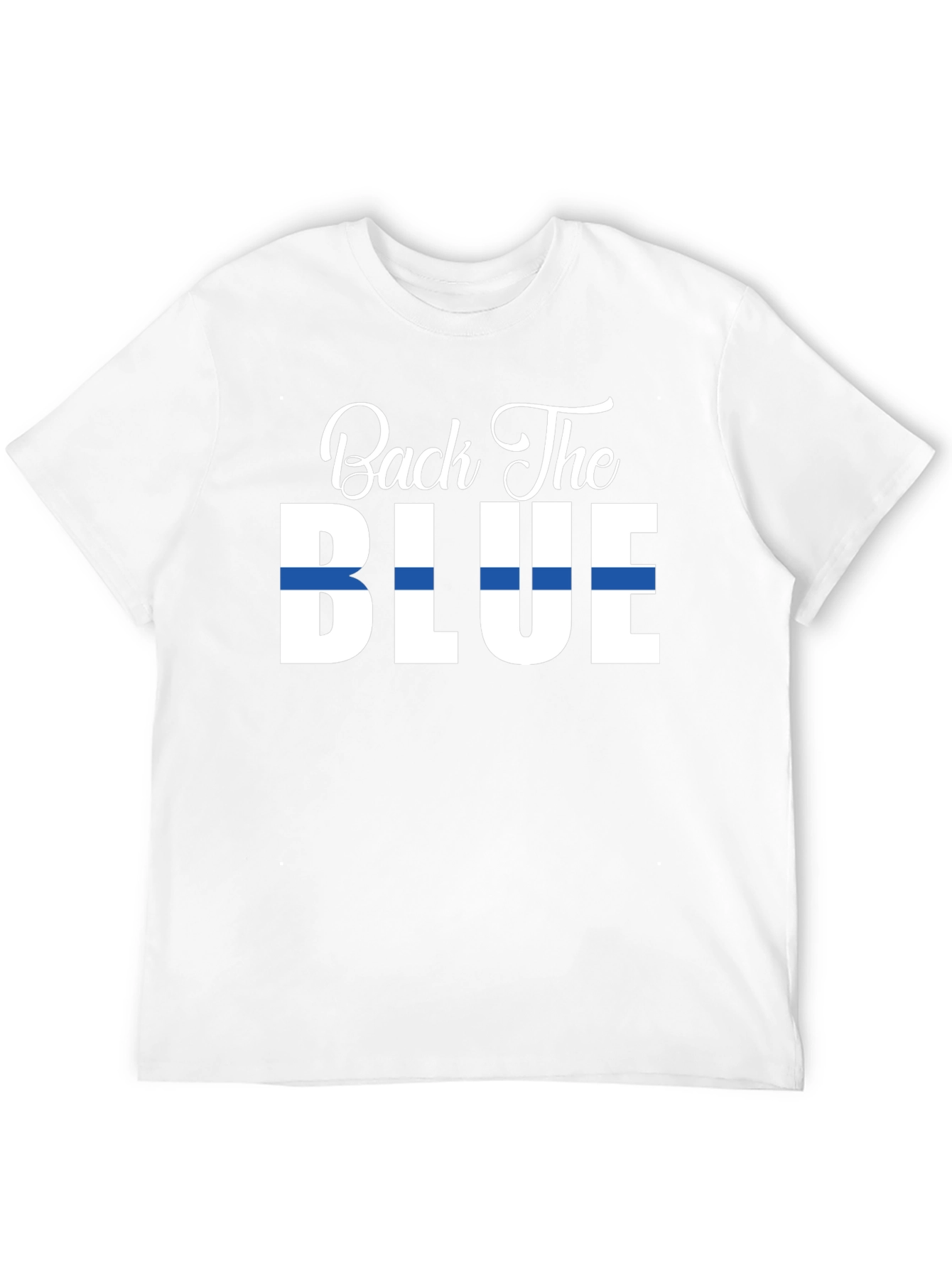 Black Back The Blue Graphic T-Shirt view 12