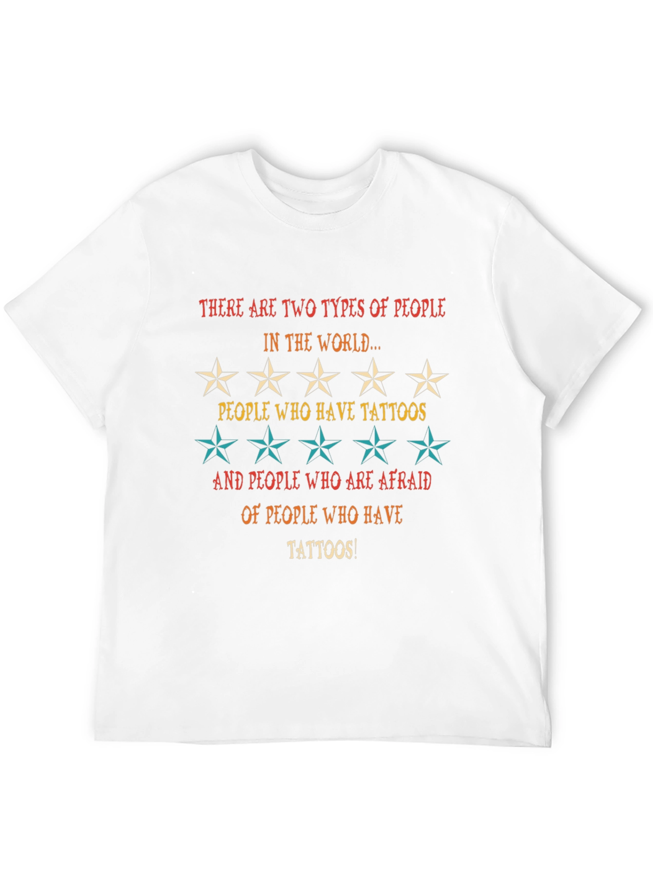 Tattoo Lover's Graphic Tee - Two Types of People T-Shirt - 12