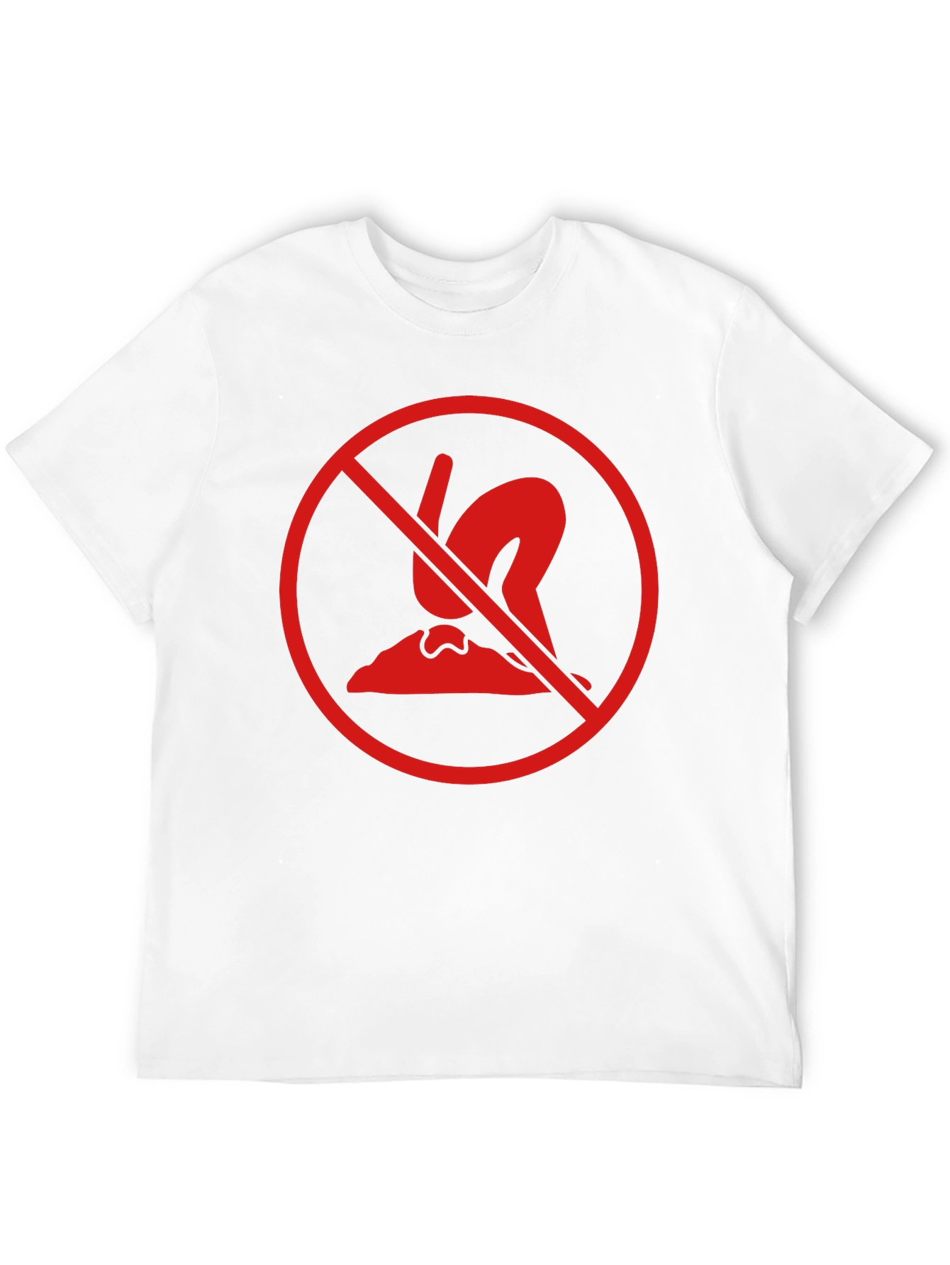 Black No Worm T-Shirt - Funny Joke Tee view 12