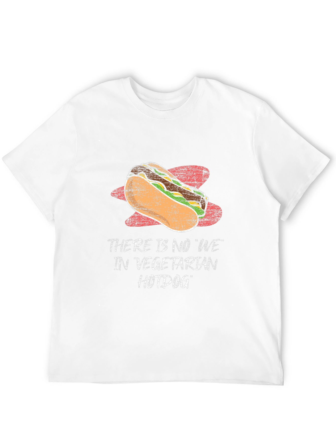Black Vegetarian Hotdog T-Shirt Funny Hot Dog Lover Tee view 12
