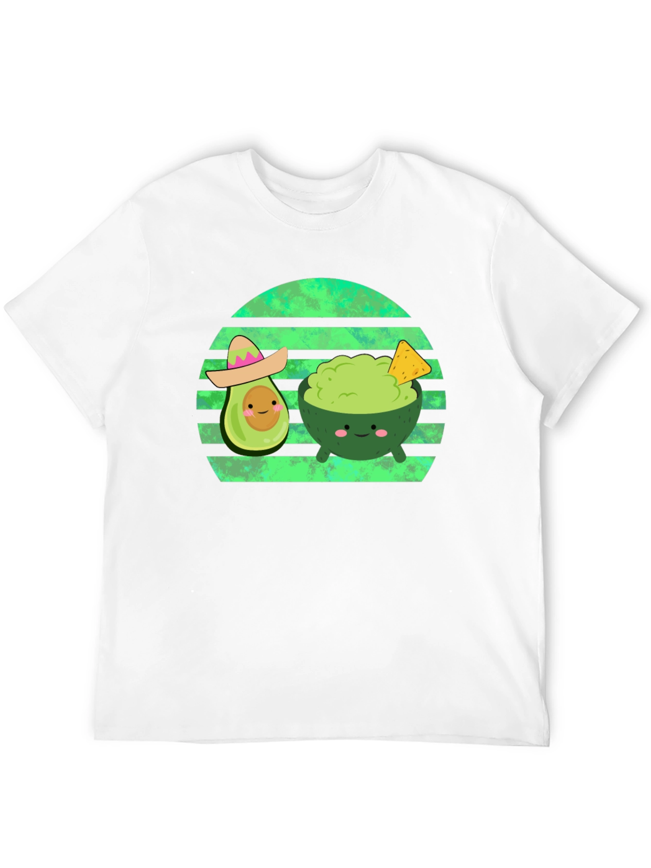 Black Cute Avocado Guac T-Shirt - Foodie Fun! view 12