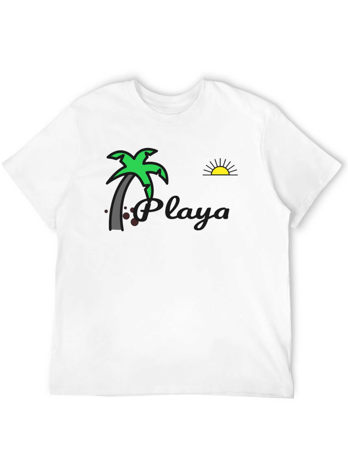 Black Playa Beach Graphic T-Shirt - Tropical Vacation Vibes view 12