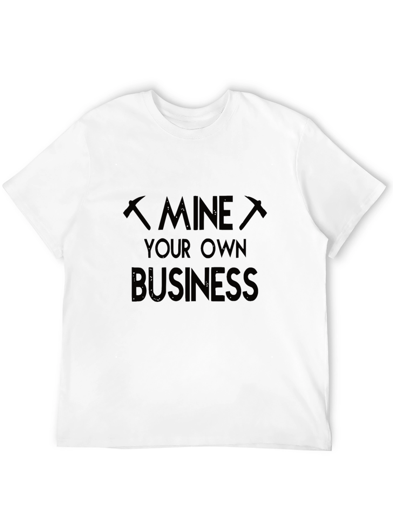 Black Mine Your Own Business Graphic T-Shirt view 12