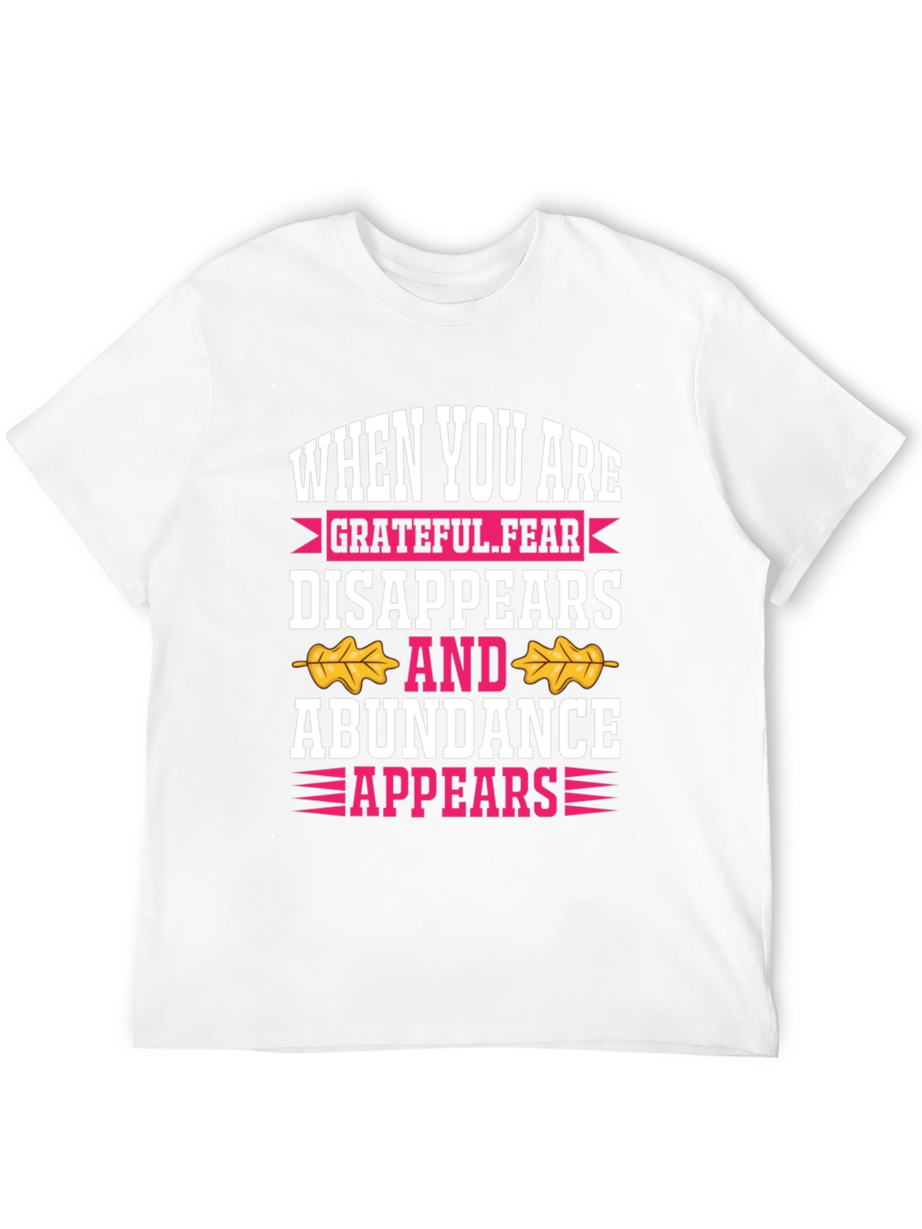 Black Grateful Fear Disappears Graphic T-Shirt view 12