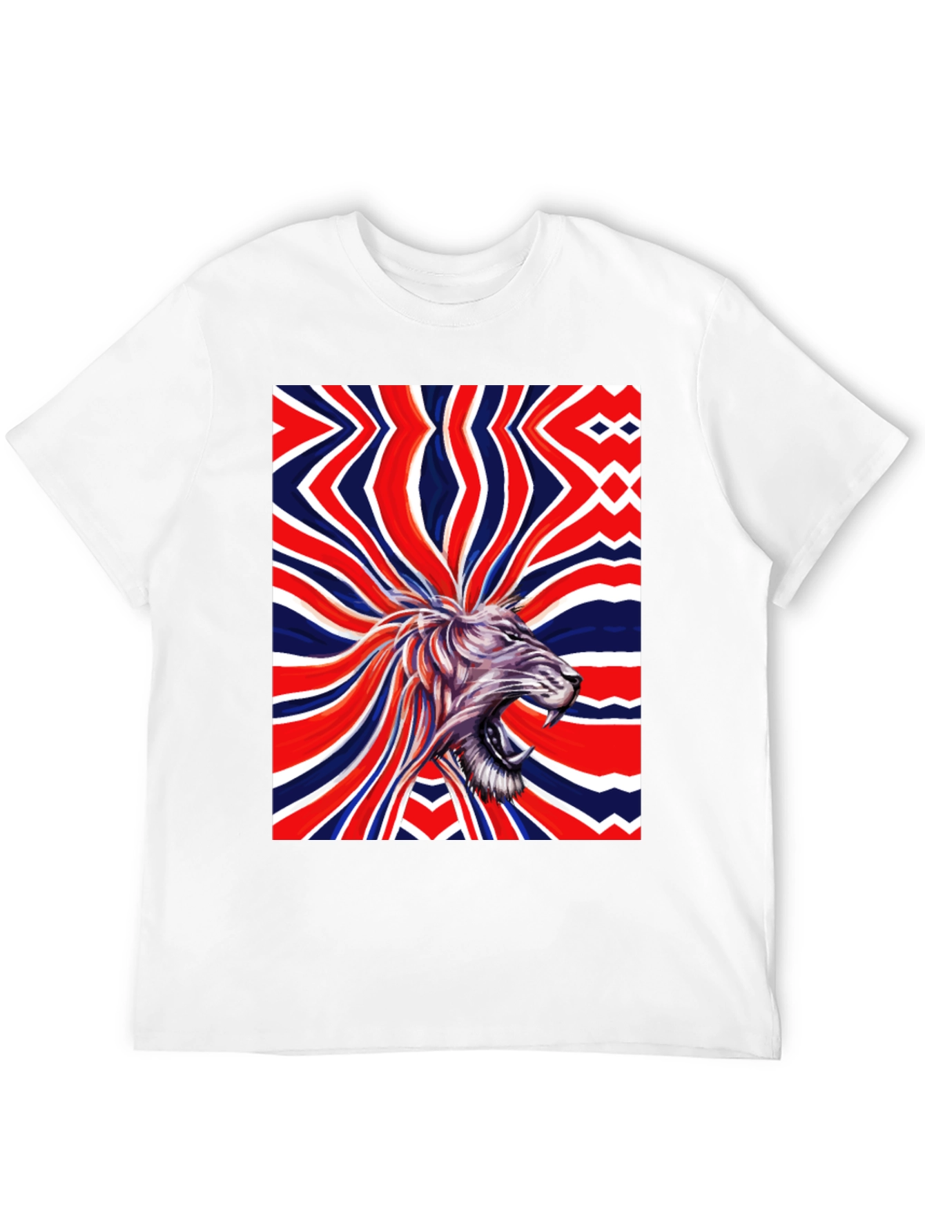Black Lion Union Jack Graphic Tee view 12