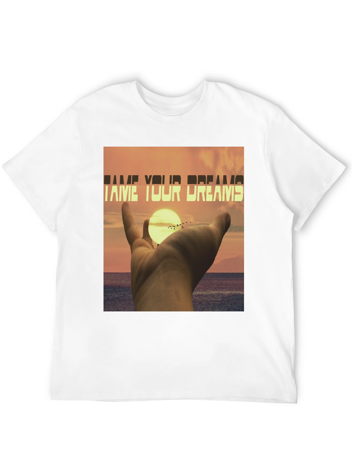 Black Tame Your Dreams Graphic T-Shirt - Unisex Fit view 12