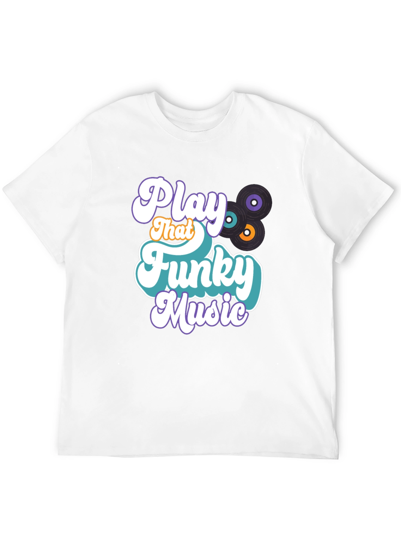 Black Play That Funky Music Graphic Tee view 12
