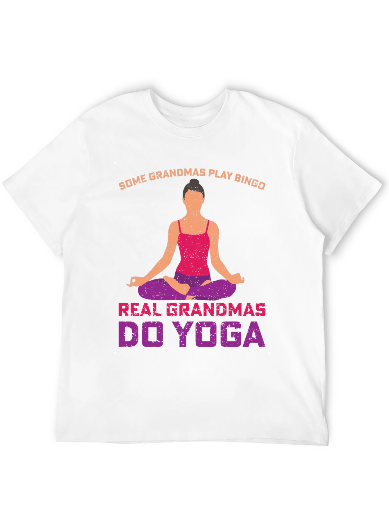 Black Yoga Grandmas T-Shirt - Play Bingo view 12