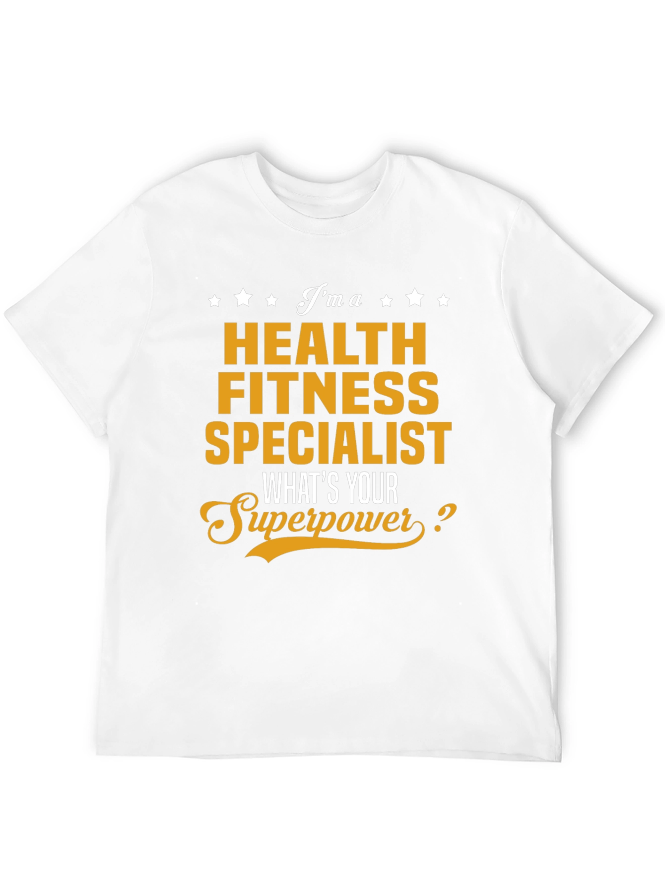 Black Health Fitness Specialist T-Shirt: Superpower Tee view 12