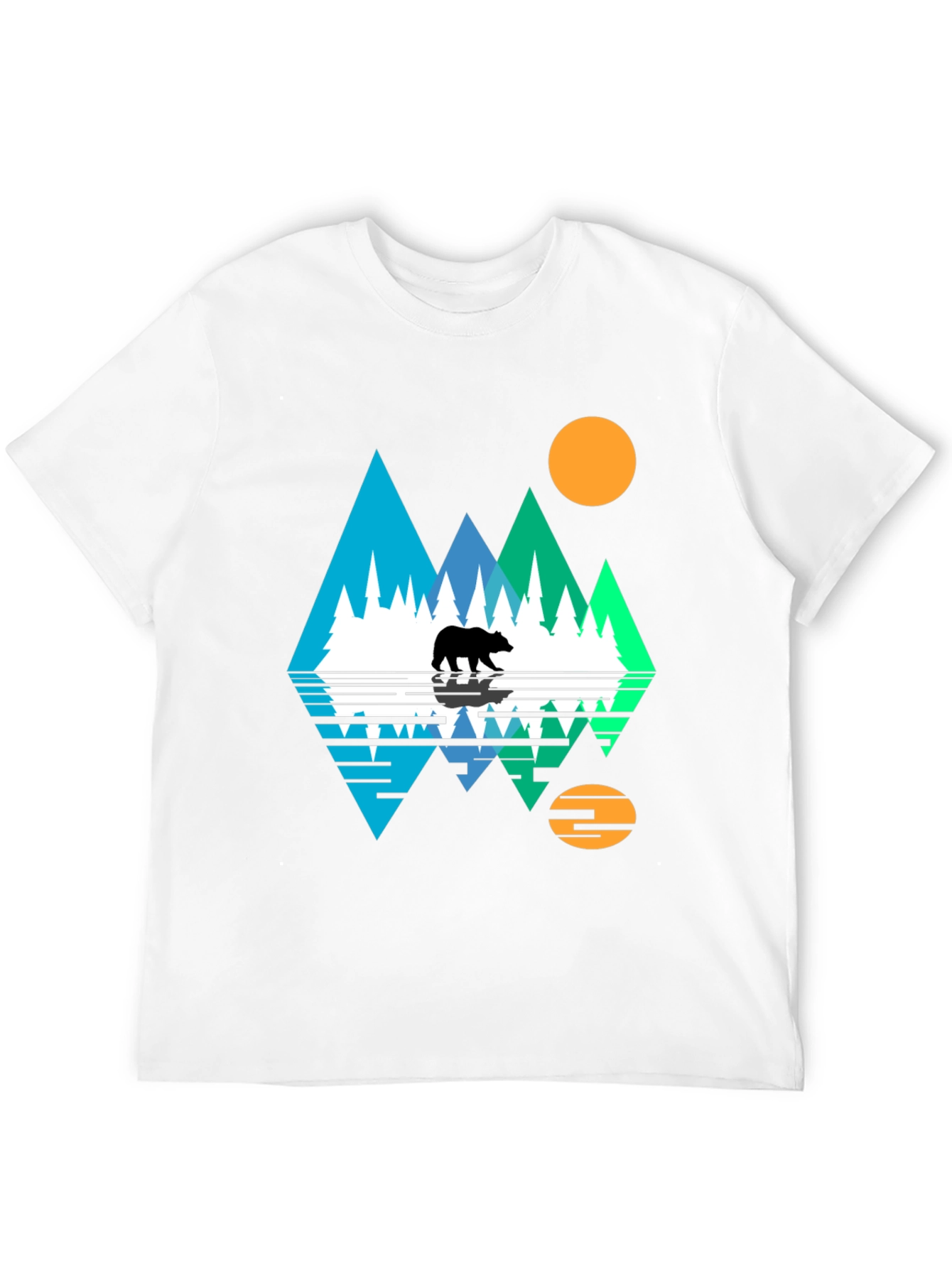 Black Bear Mountain Graphic T-Shirt view 12