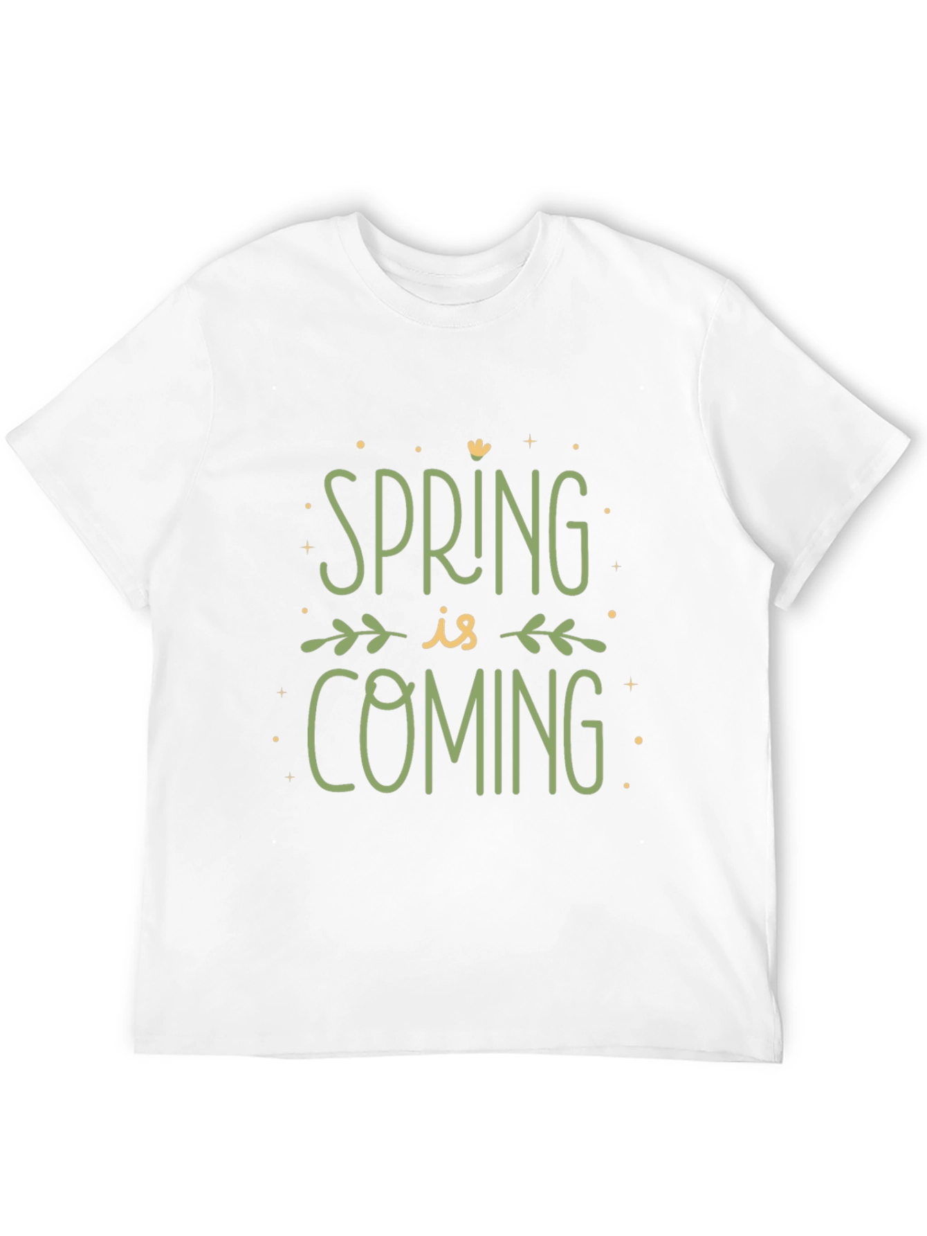 Black Spring is Coming Graphic Tee - Black view 12