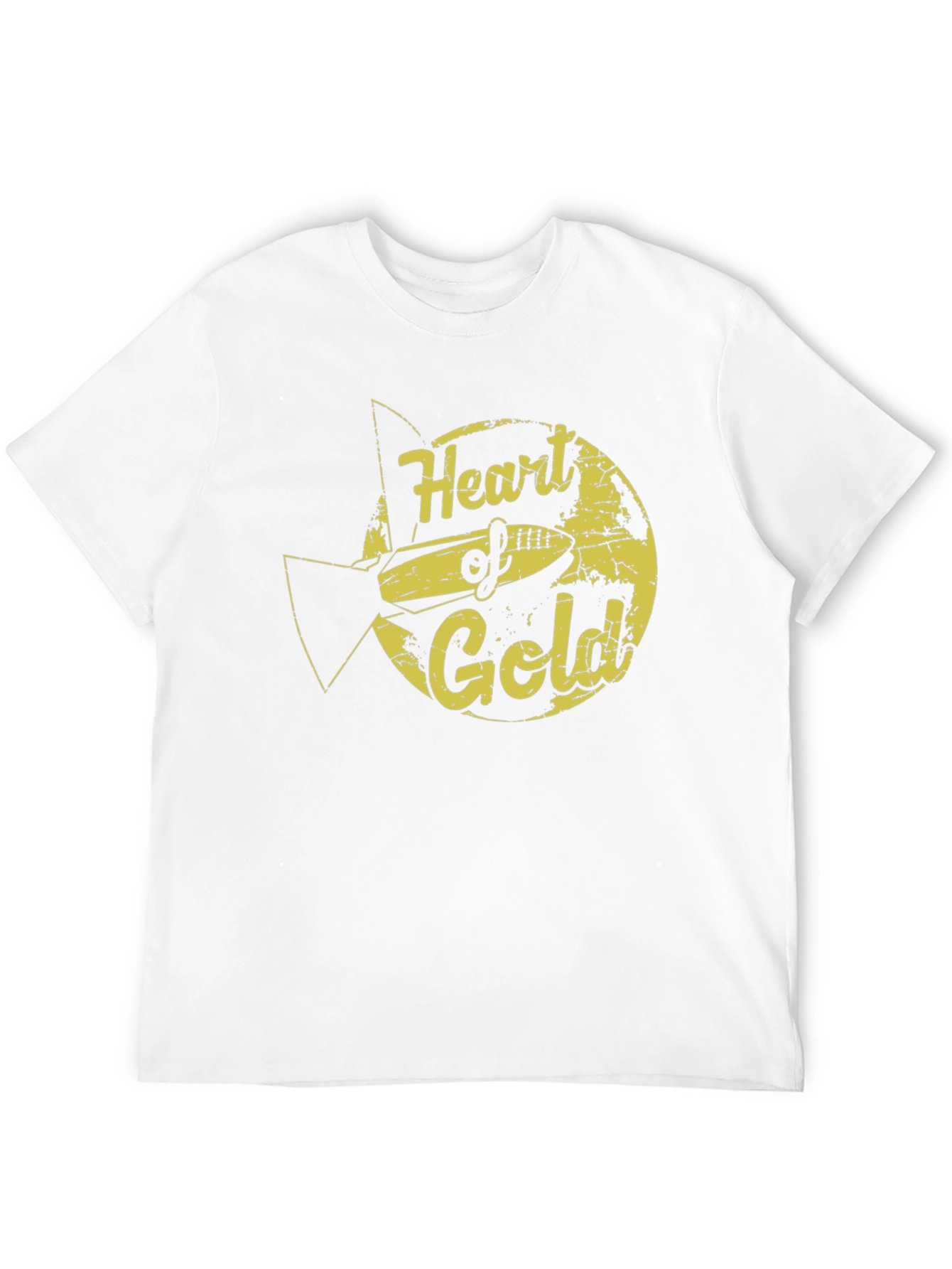 Black Heart of Gold Graphic Tee - Retro Sci-Fi Style view 12