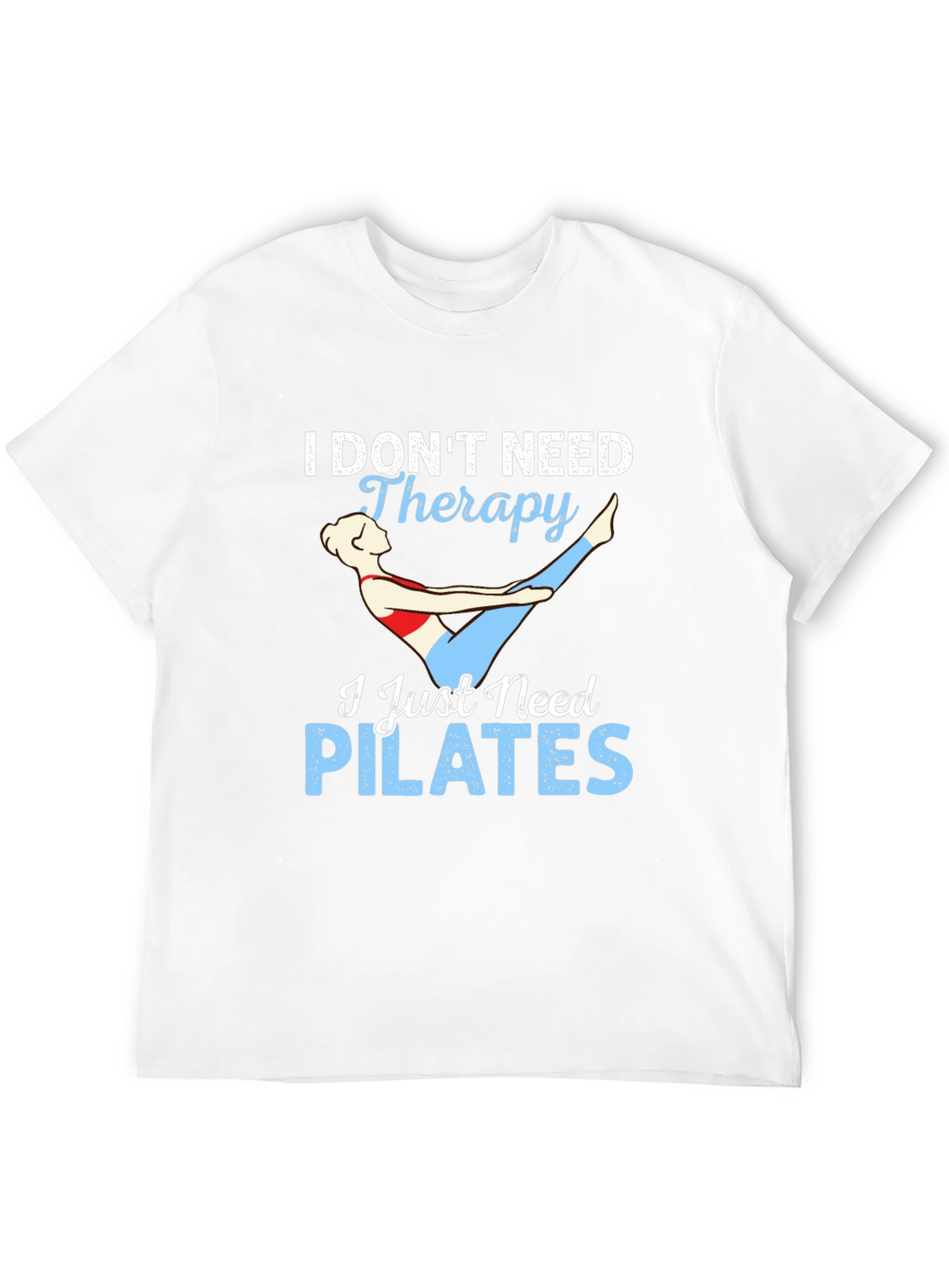 Black Pilates Therapy Graphic T-Shirt view 12