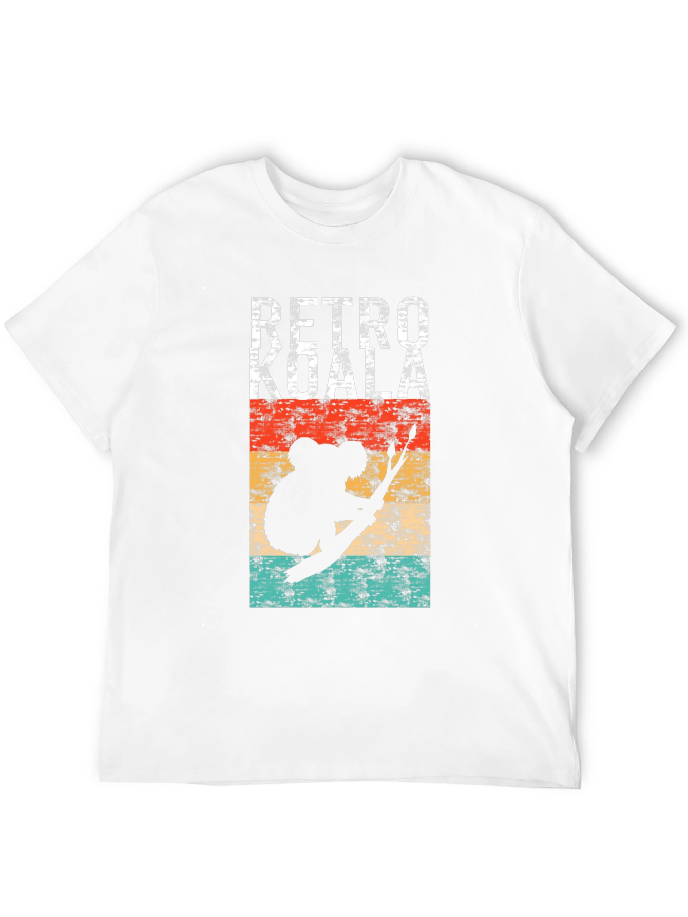 Black Retro Koala Graphic T-Shirt - Black view 12