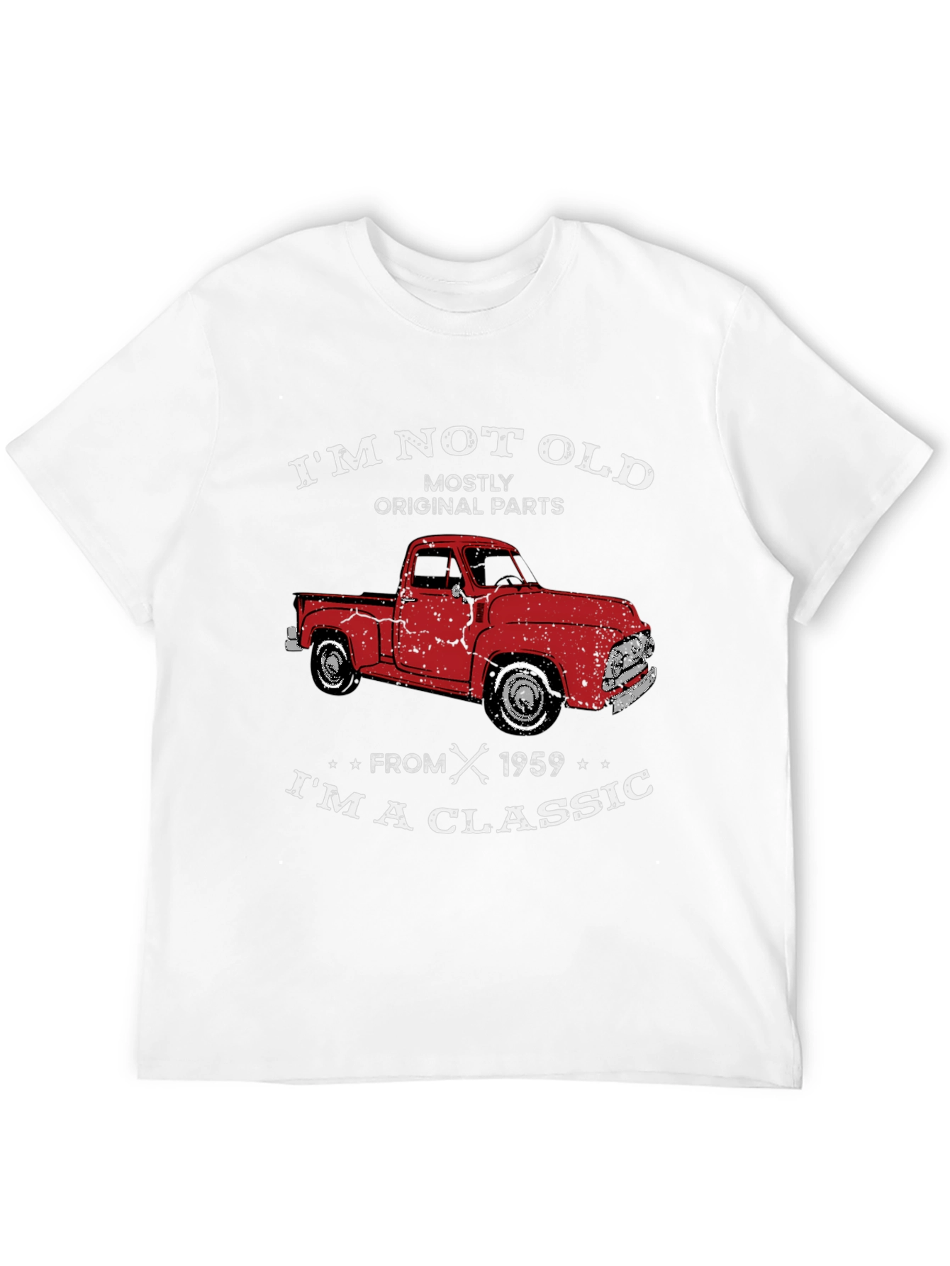 Black I'm Not Old Classic Truck Graphic Tee view 12