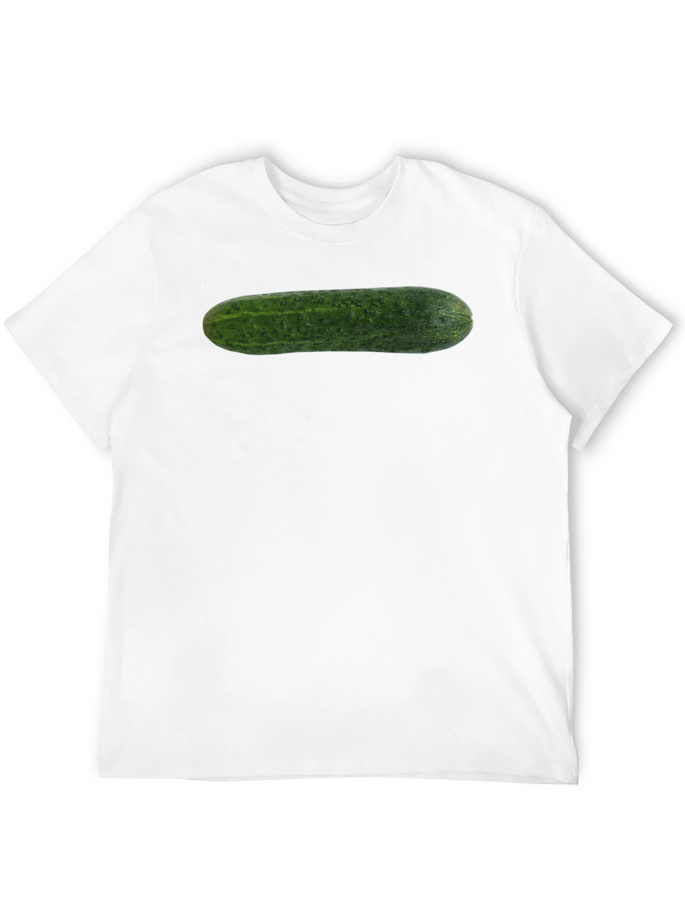Black Funny Pickle T-Shirt - Novelty Food Tee view 12