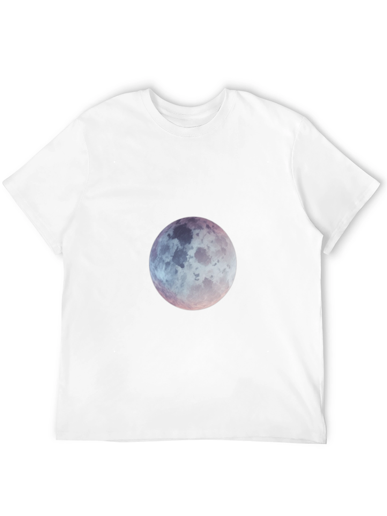 Black Lunar Graphic Tee - Black Cotton T-Shirt view 12