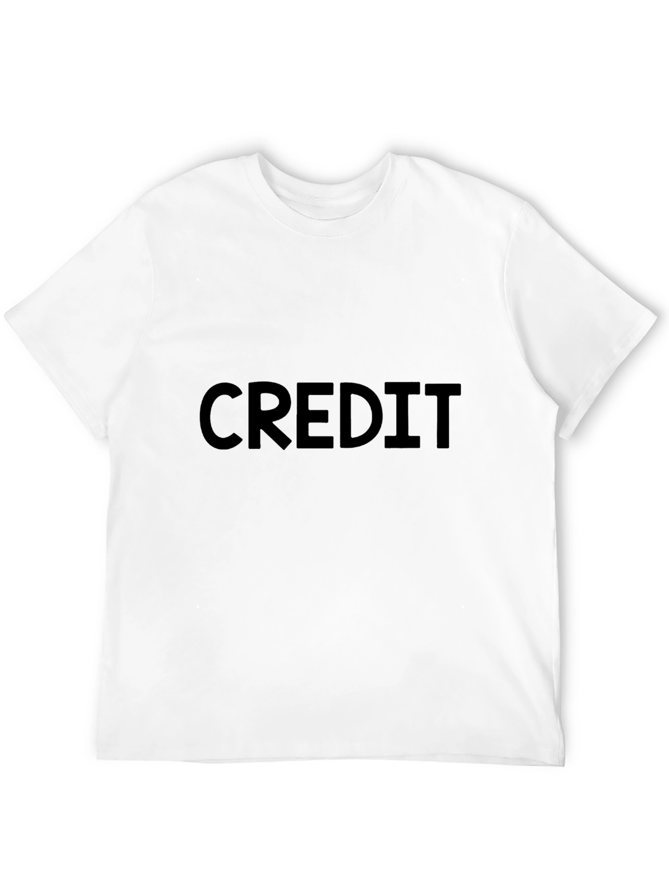 Black Black "CREDIT" Graphic Tee view 12