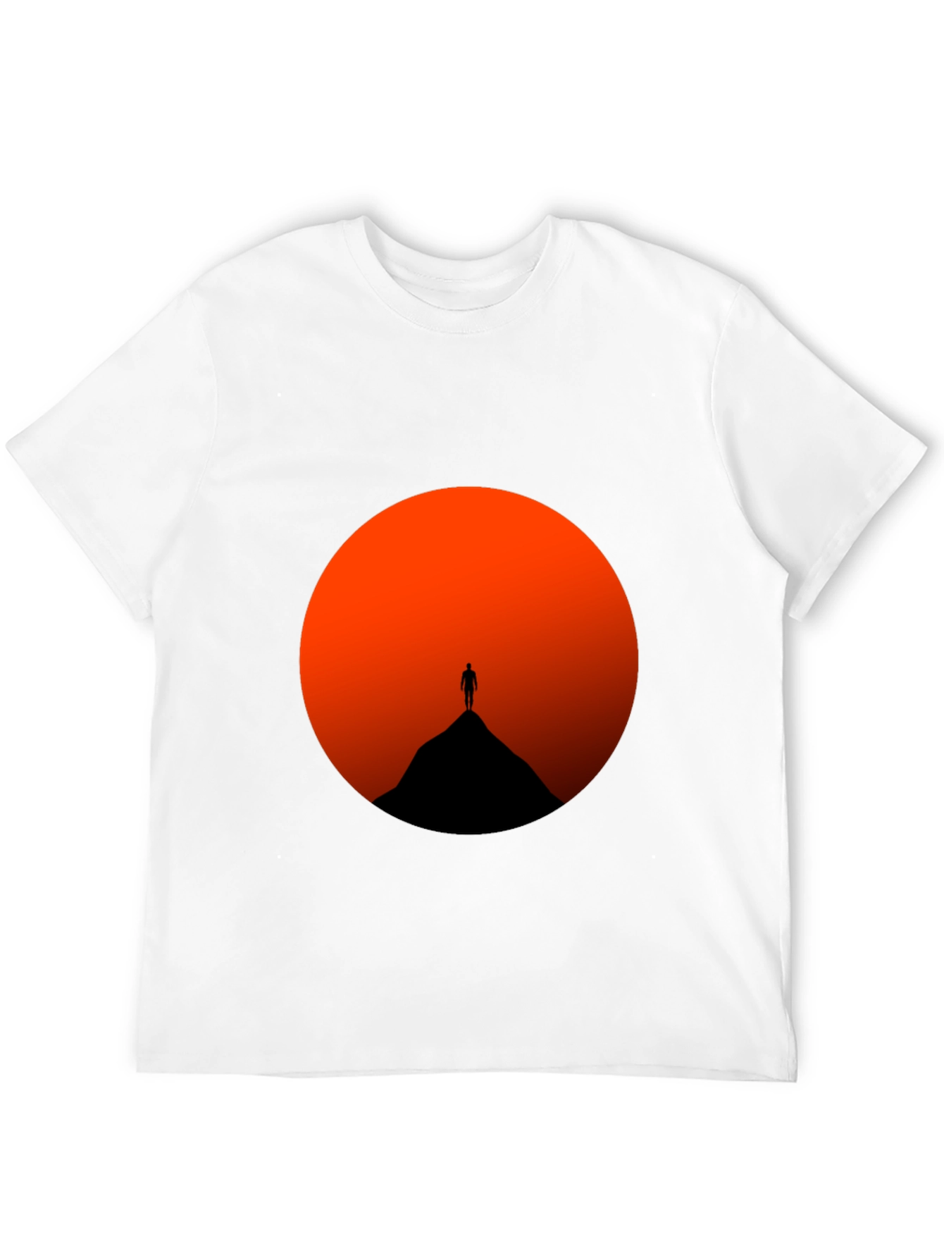 Black Sunset Silhouette T-Shirt - Mens Graphic Tee view 12