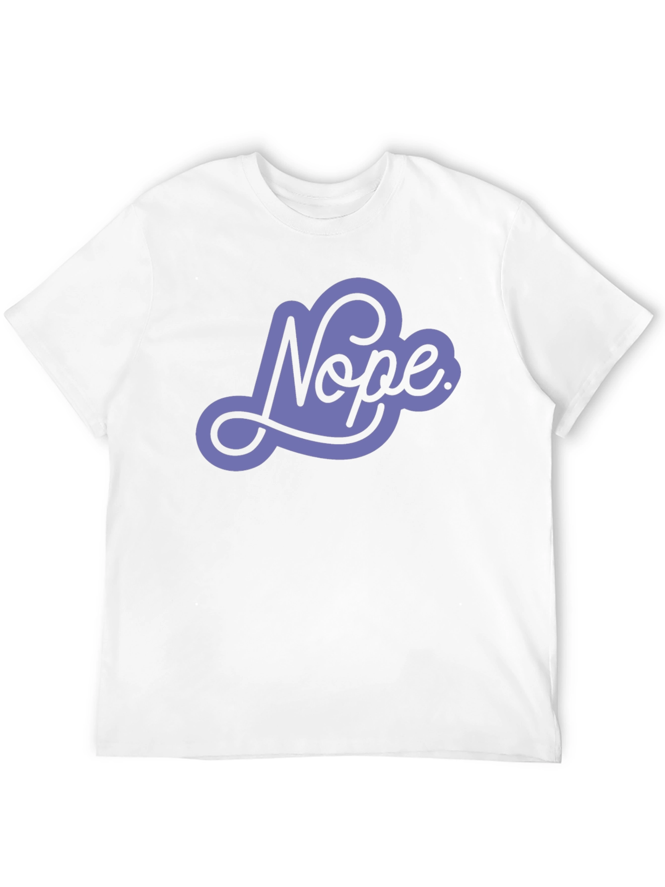 Black Nope Graphic Tee - Cool Casual T-Shirt view 12
