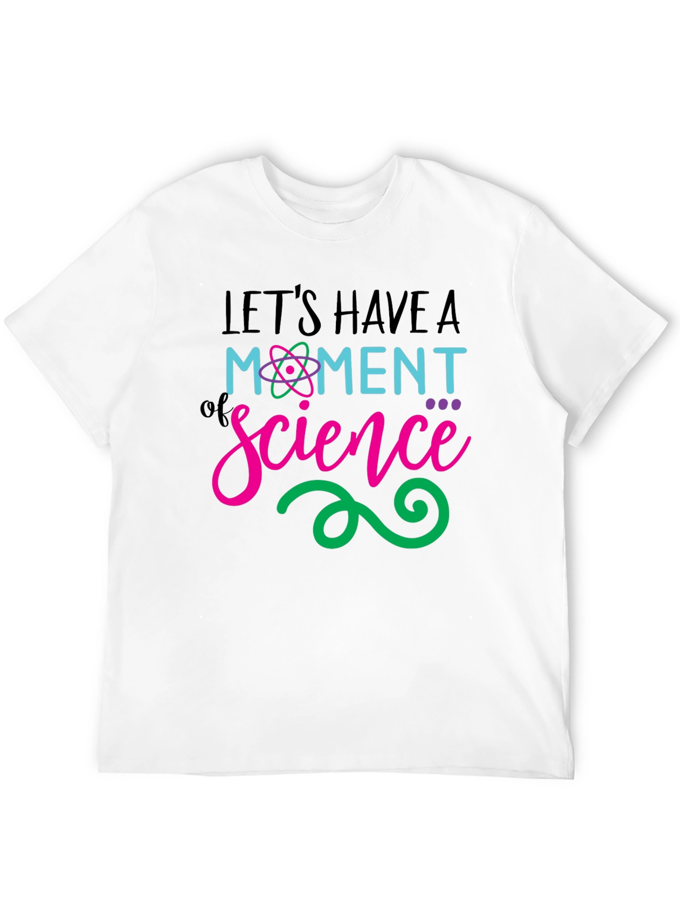 Black Science Moment T-Shirt - Black Cotton Blend view 12