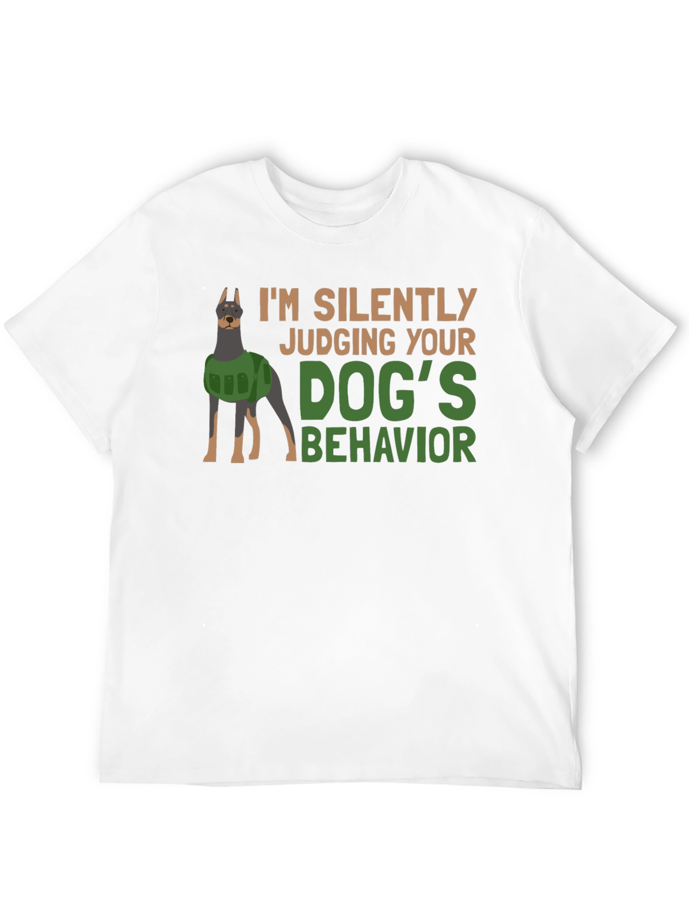 Black Dog Behavior T-Shirt - Judging You Silently! view 12