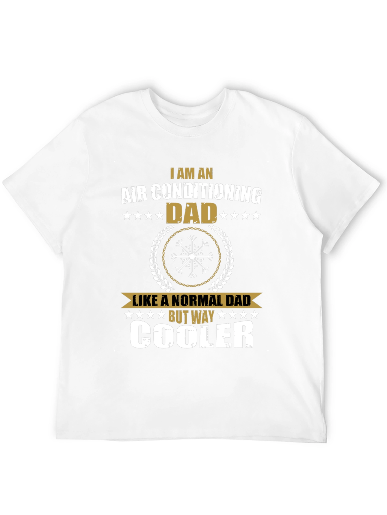 Black Air Conditioning Dad T-Shirt - Way Cooler view 12