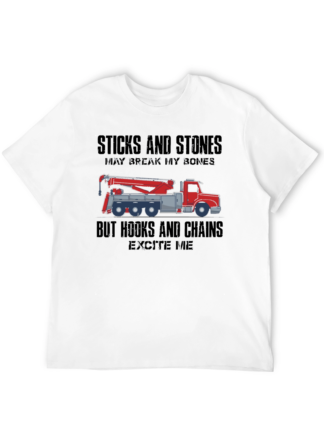 Crane Operator T-Shirt - Hooks & Chains - 12