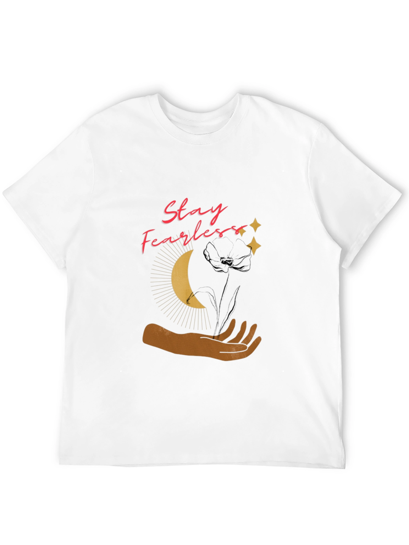 Black Stay Fearless Graphic T-Shirt view 12