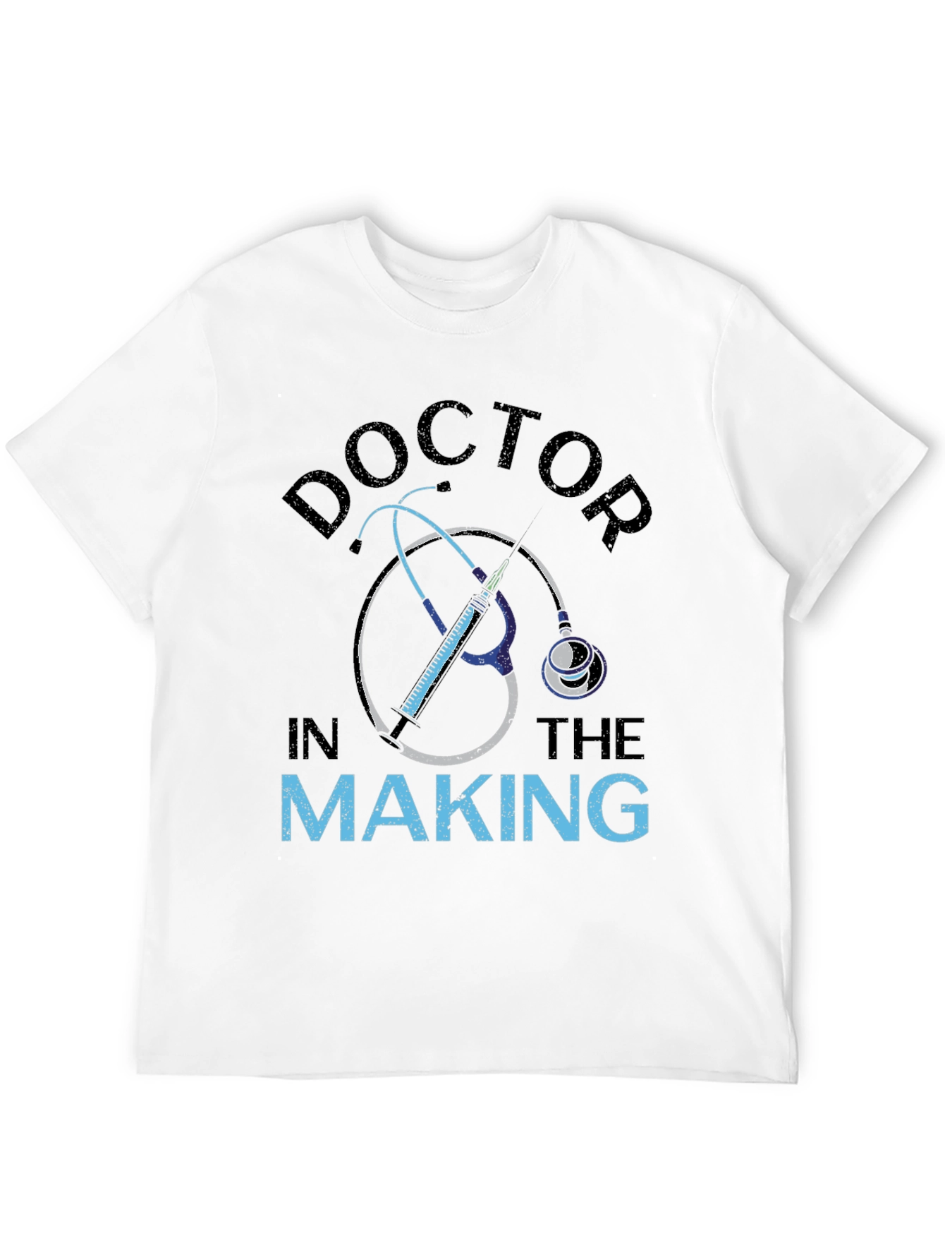 Black Doctor In The Making Graphic T-Shirt view 12
