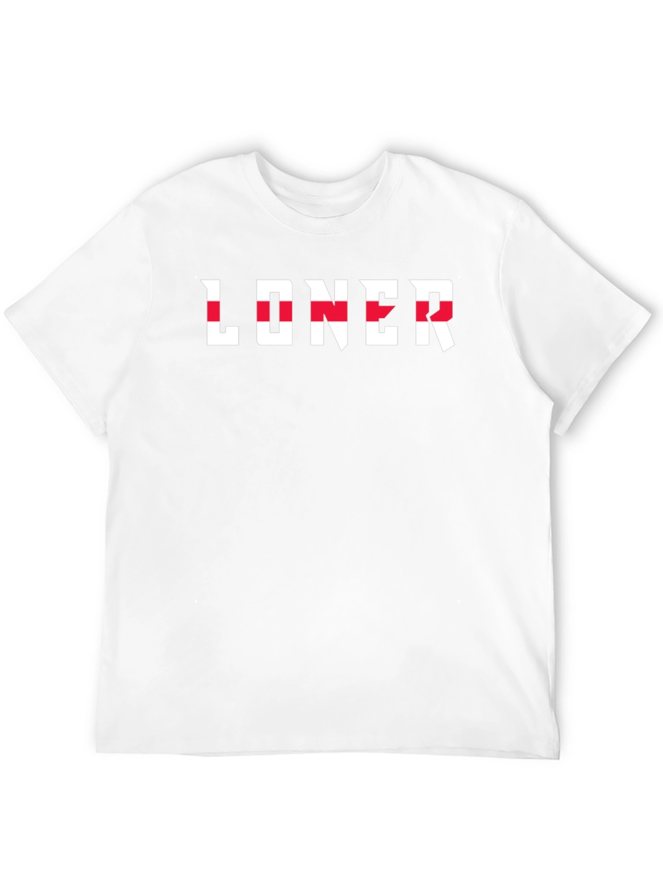 Black Loner Graphic Print T-Shirt - Casual Streetwear Tee view 12