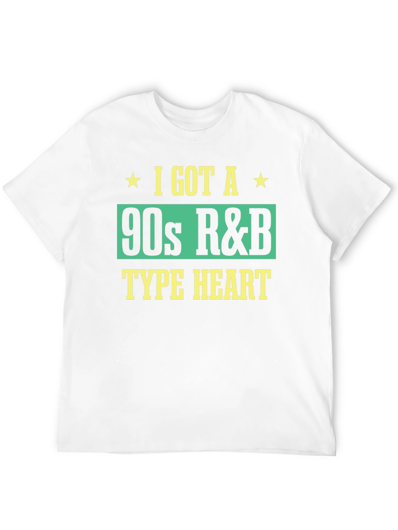 Black 90s R&B Type Heart Graphic Tee view 12