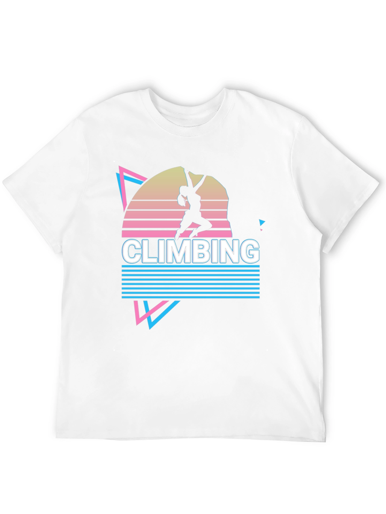 Black Retro Climbing T-Shirt - Black view 12
