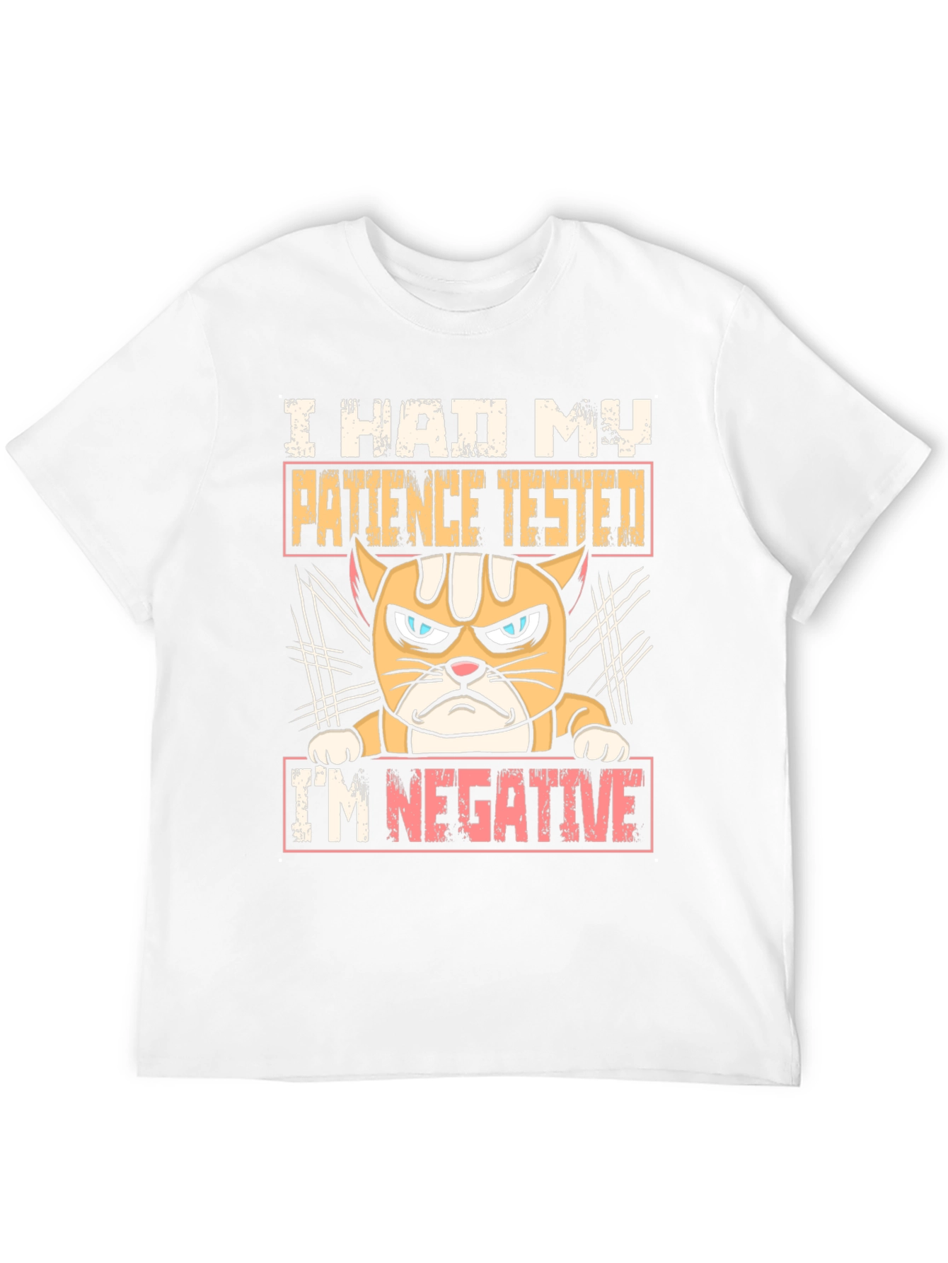 Black I Had My Patience Tested Funny Cat T-Shirt view 12