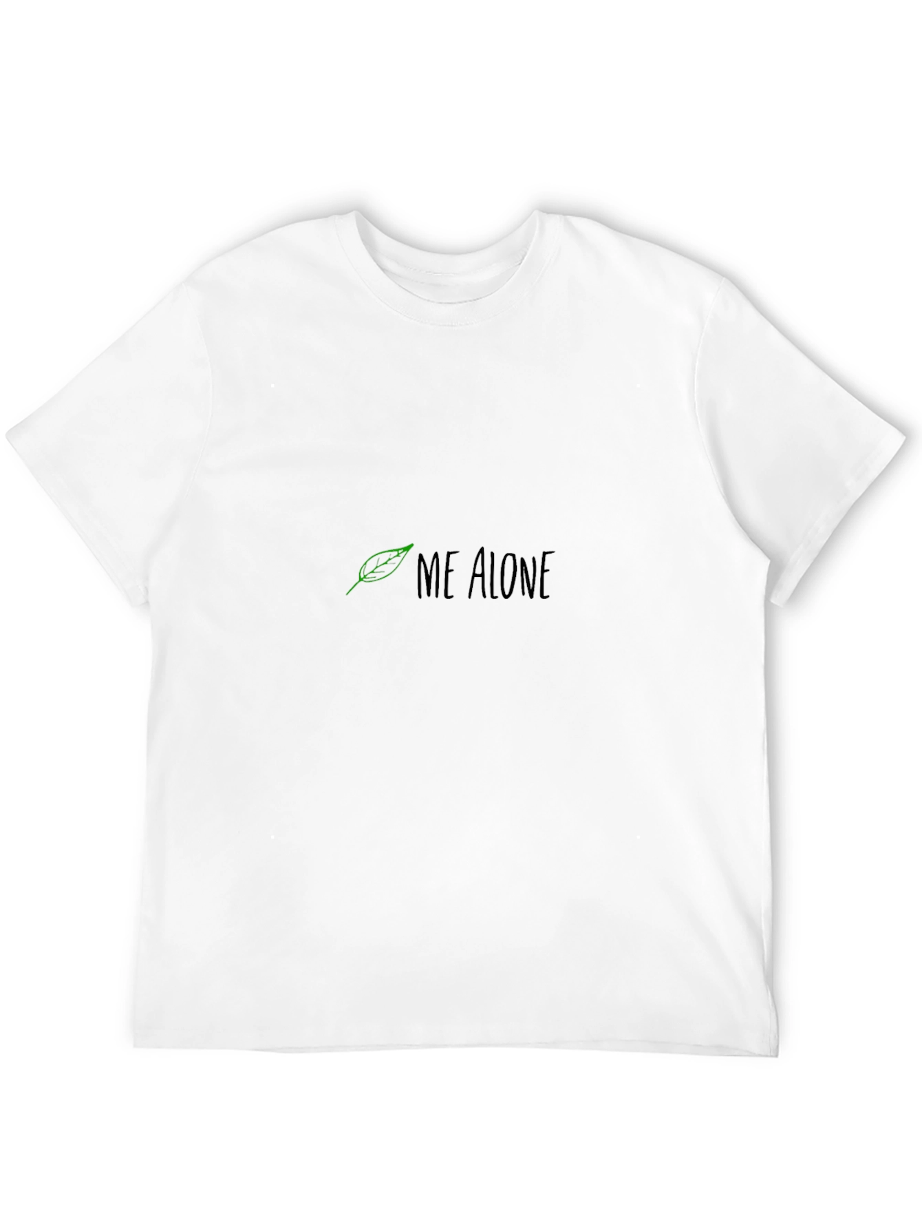 Black Me Alone Graphic Print Black Tee view 12