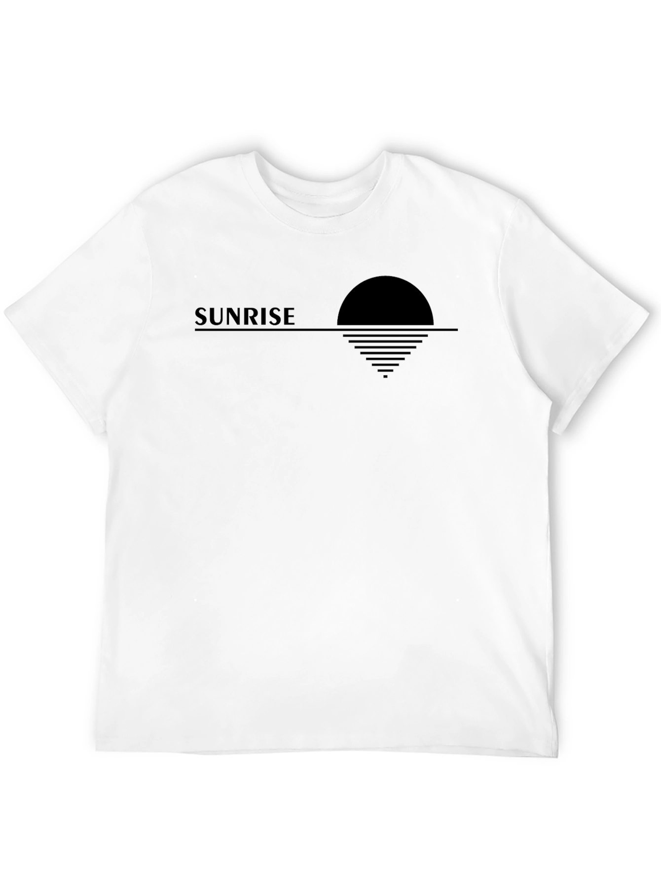 Black Sunrise Graphic T-Shirt - Black Tee view 12