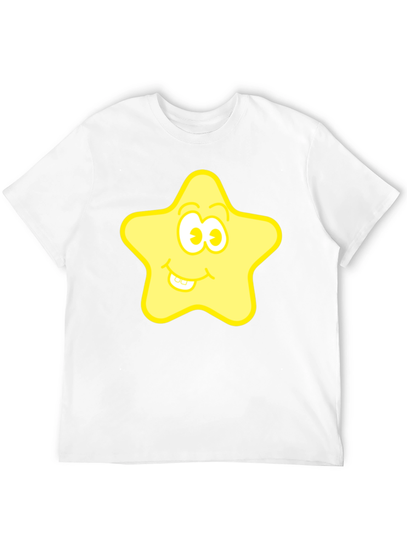 Black Funny Star Graphic Tee - Black view 12