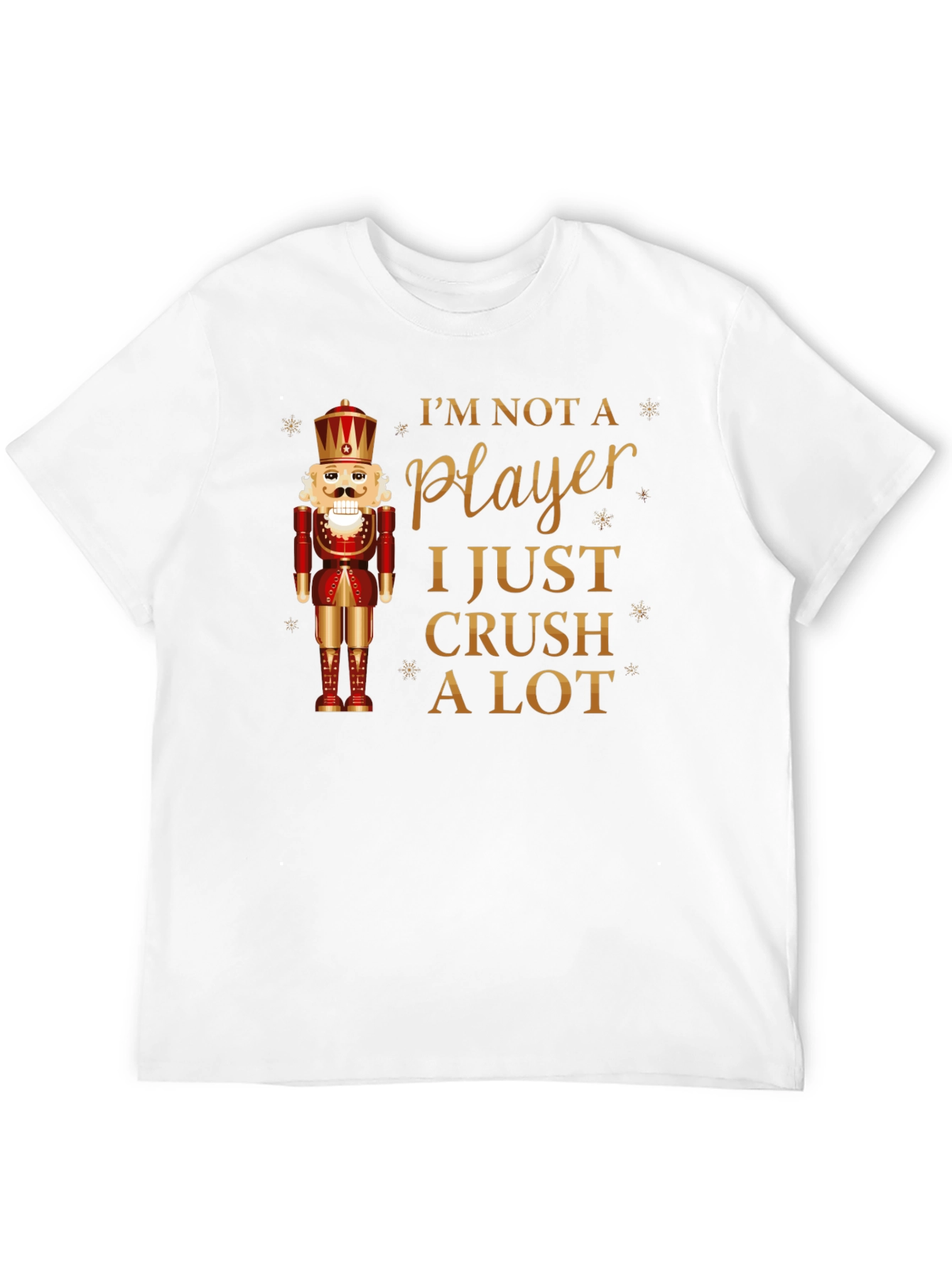 Black I'm Not A Player Nutcracker T-Shirt view 12