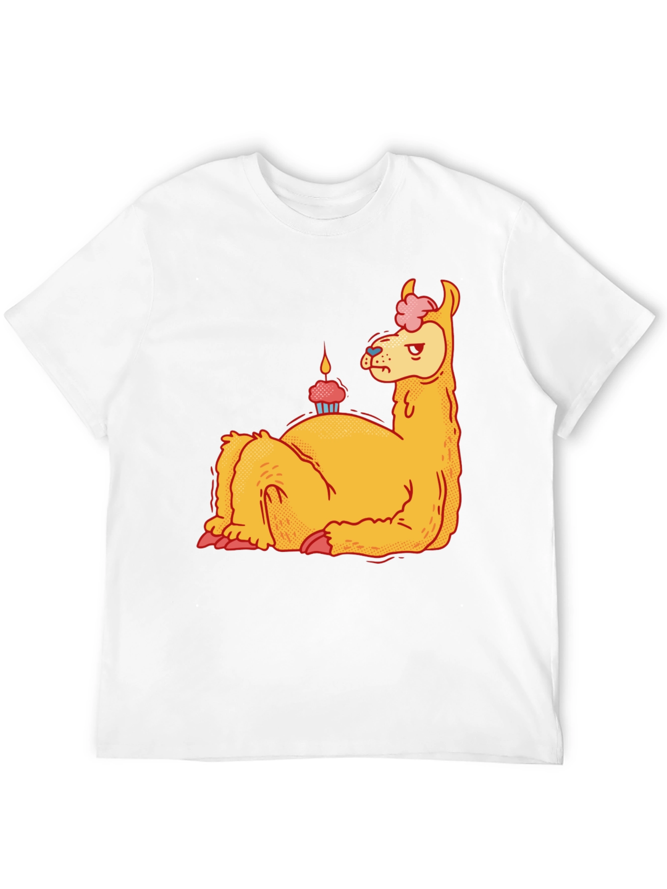 Black Llama Cupcake T-Shirt - Quirky Graphic Tee view 12