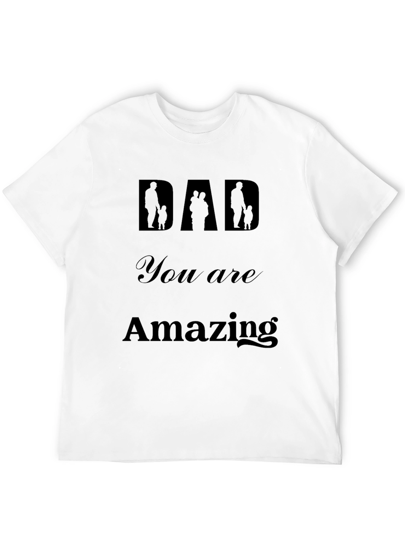 Black Dad You are Amazing T-Shirt view 12