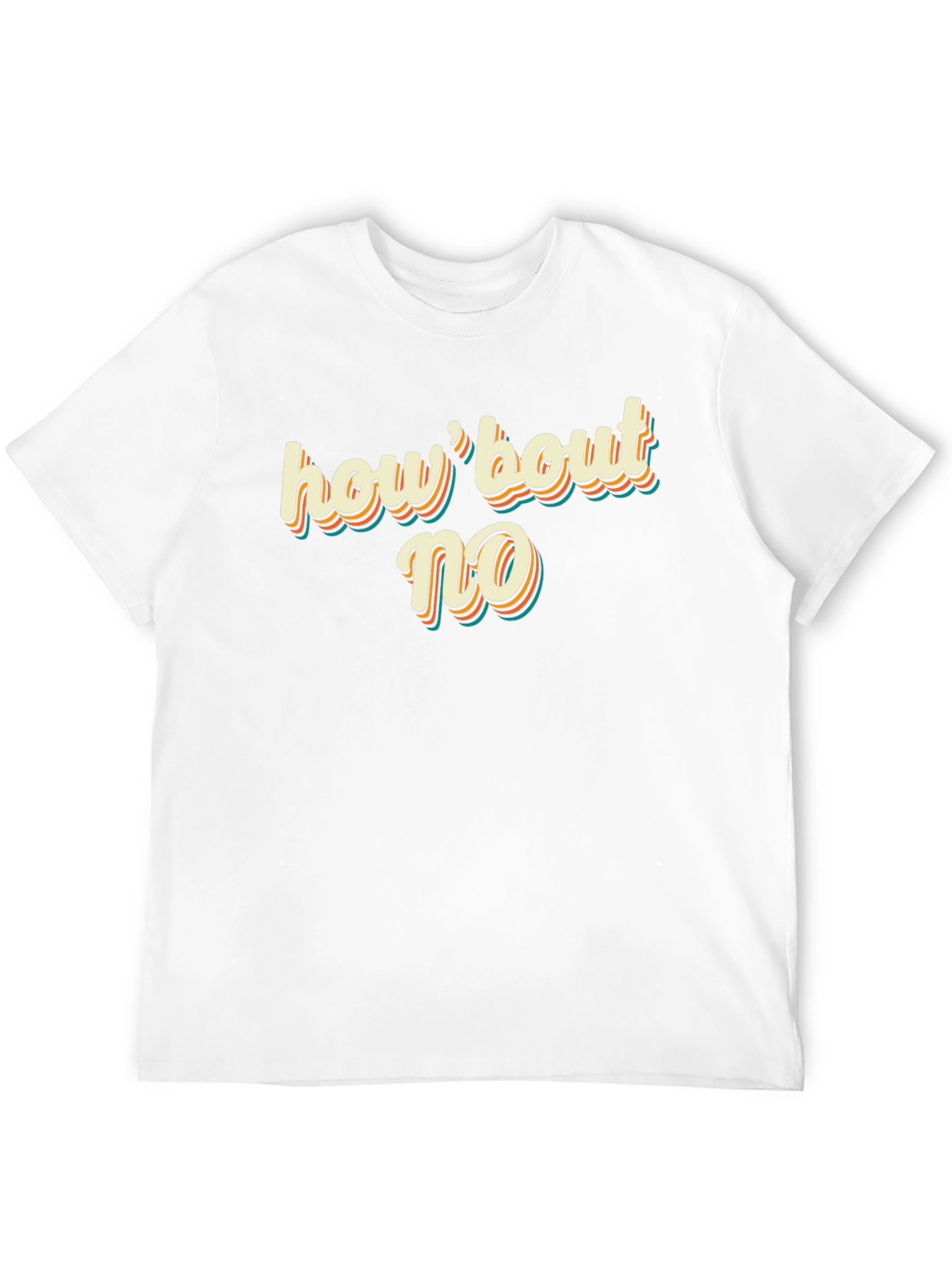 Black Retro "How 'bout No" Graphic Tee - Black view 12