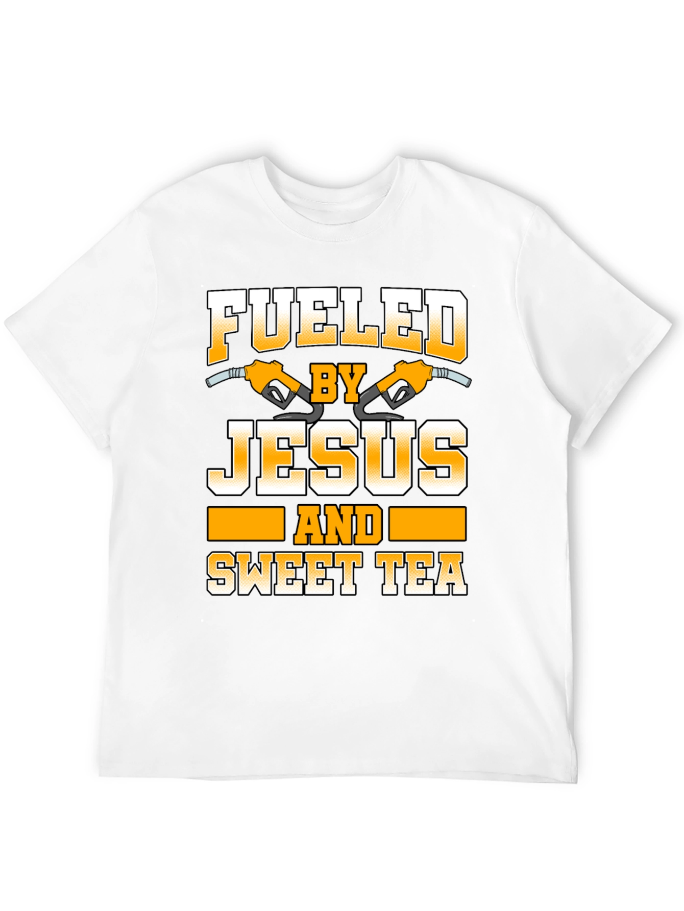 Black Fueled by Jesus and Sweet Tea Graphic Tee view 12