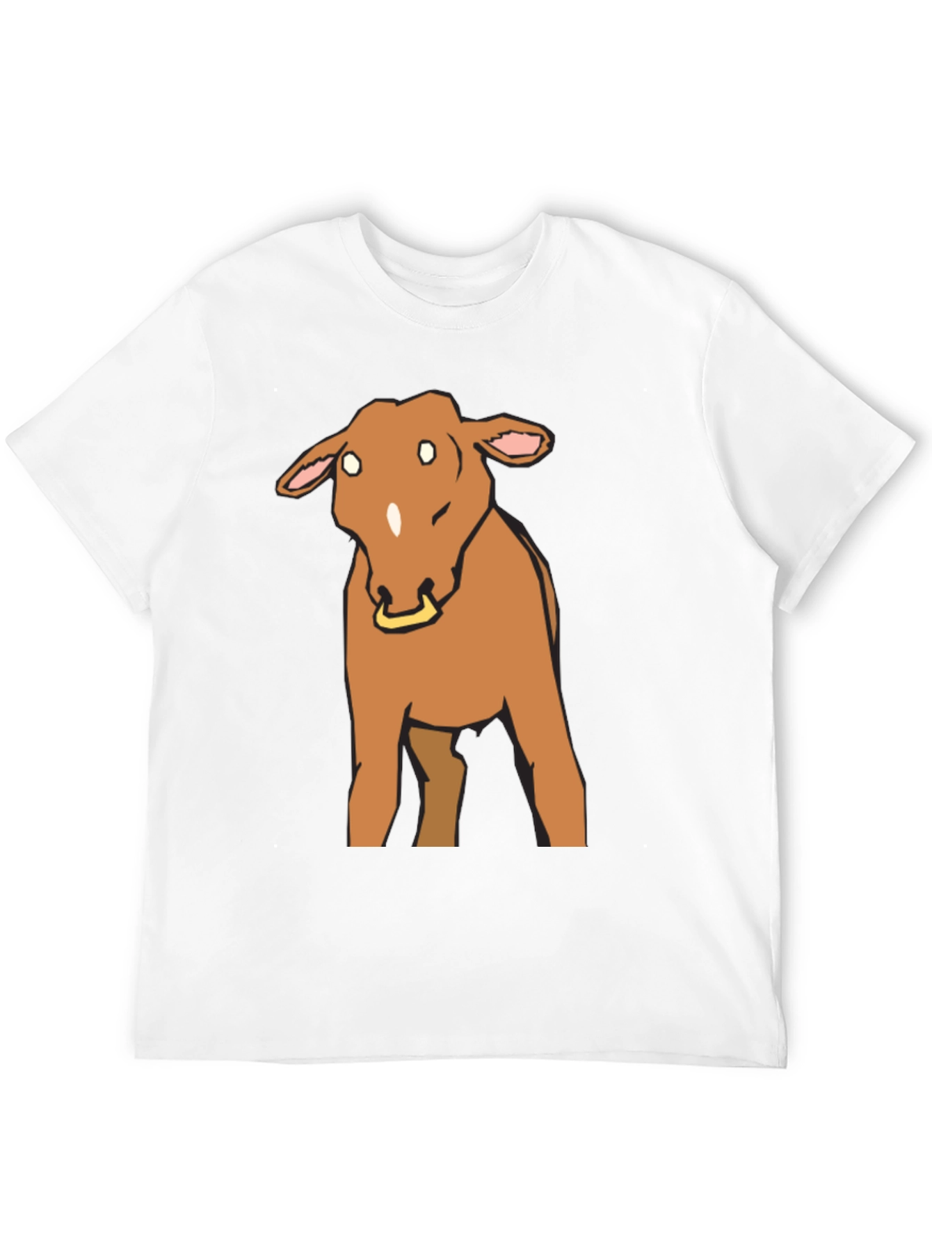 Bojack Horseman Style Horse Graphic Tee - Black - 12