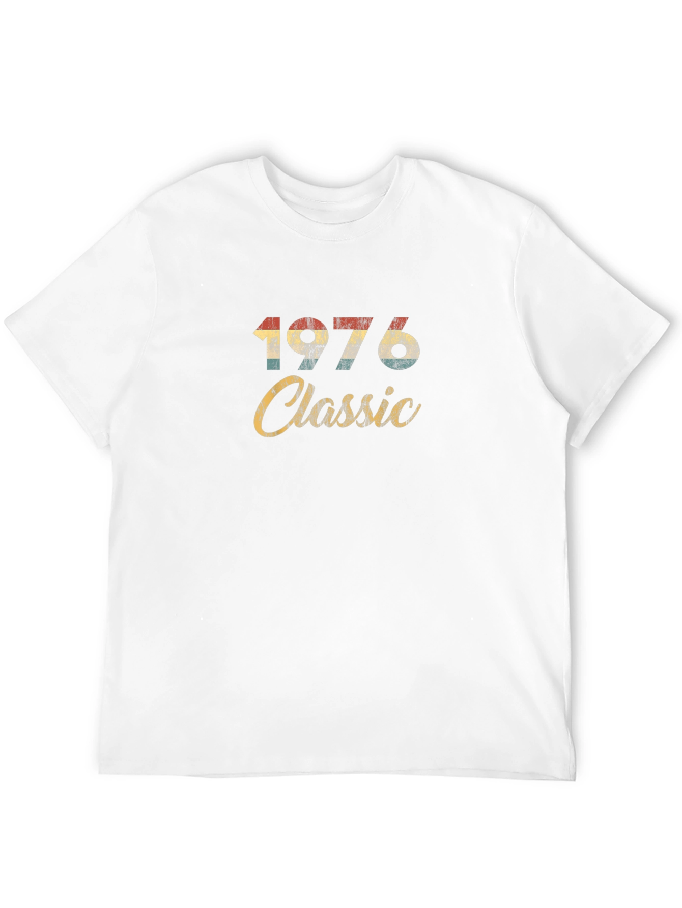 Black 1976 Classic Vintage T-Shirt view 12