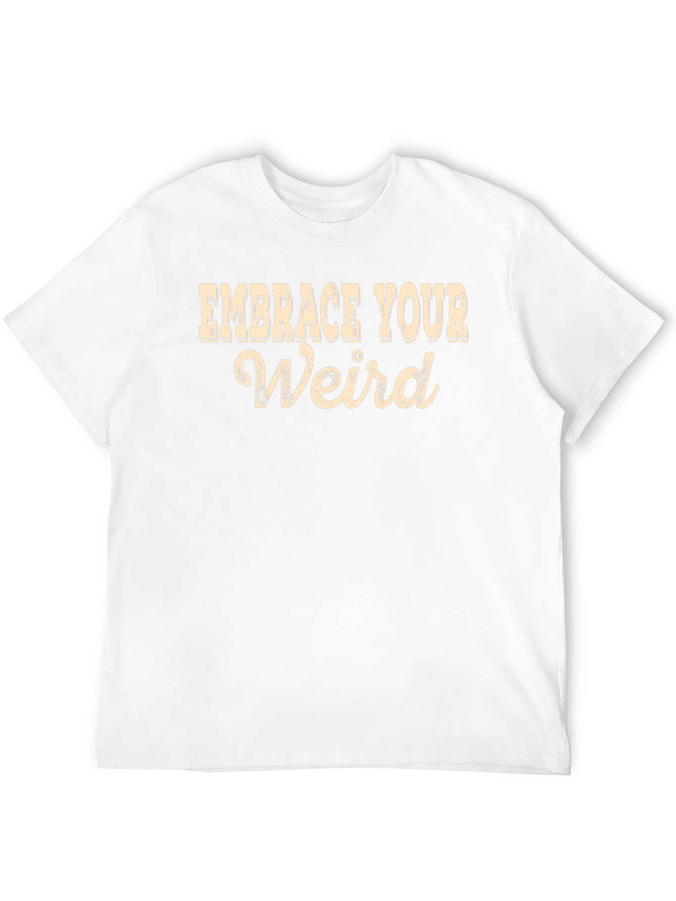 Black Embrace Your Weird Graphic T-Shirt view 12