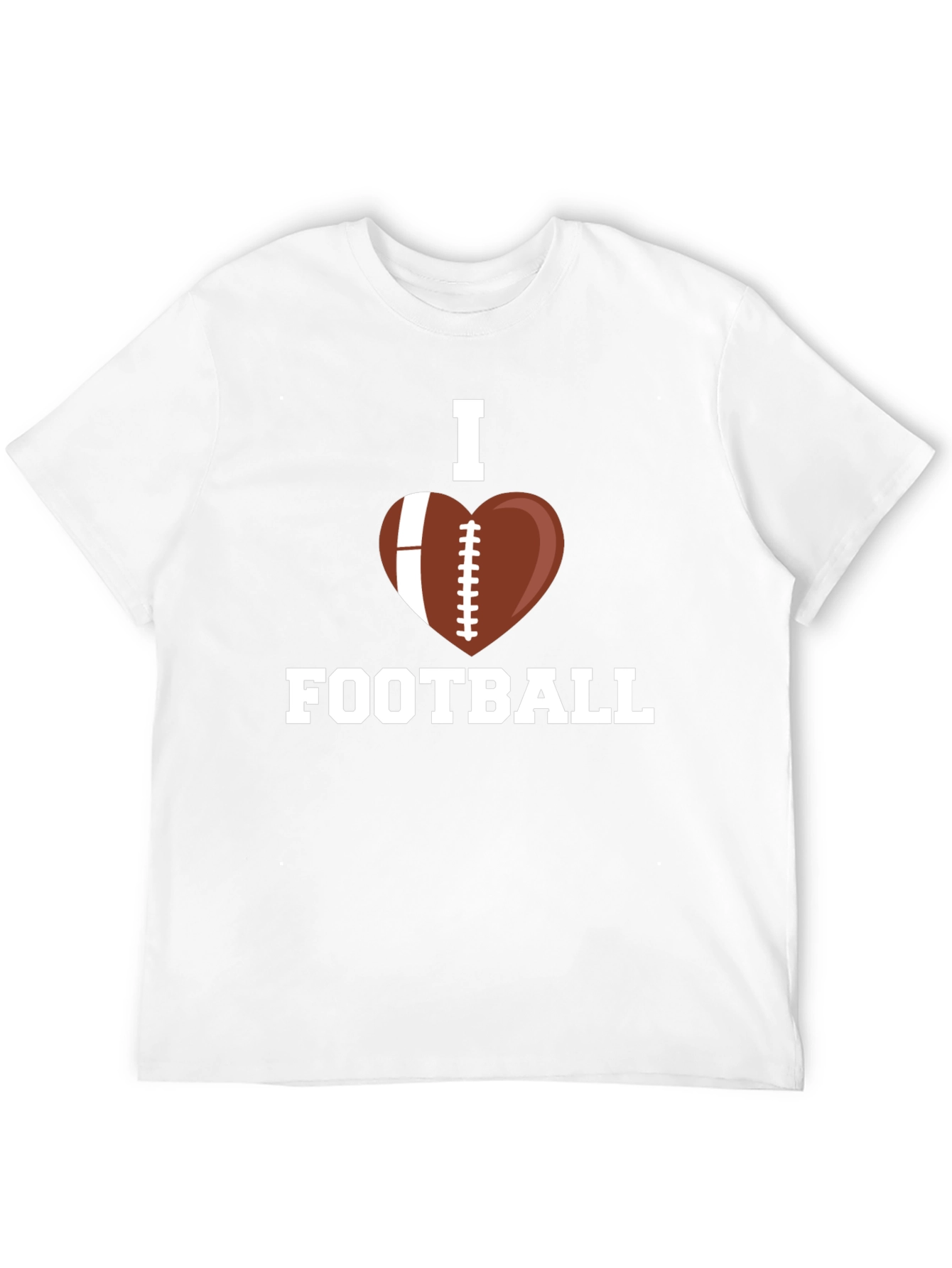 I Heart Football Graphic T-Shirt - 12